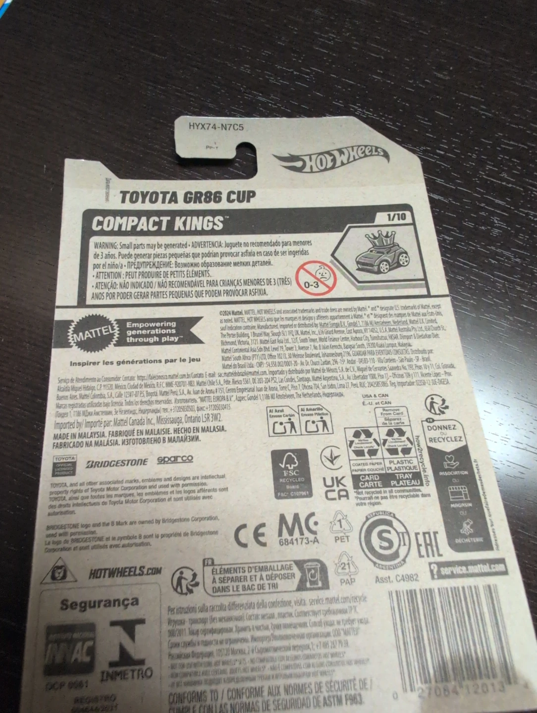 Hot Wheels Toyota GR86 Cup – Brand New - photo 3