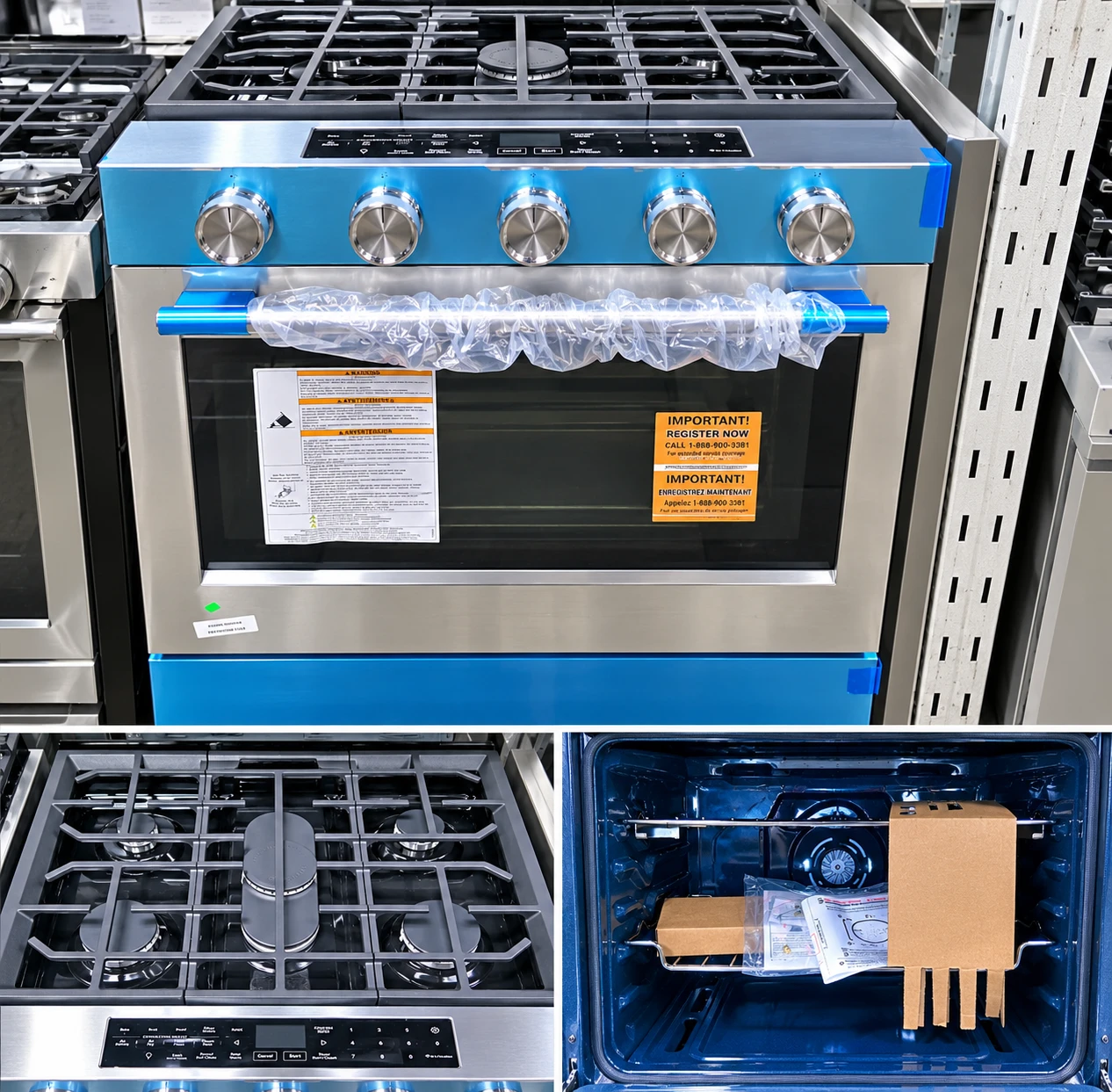 KitchenAid 30 in. Slide-In Gas Range KSGS330SPS