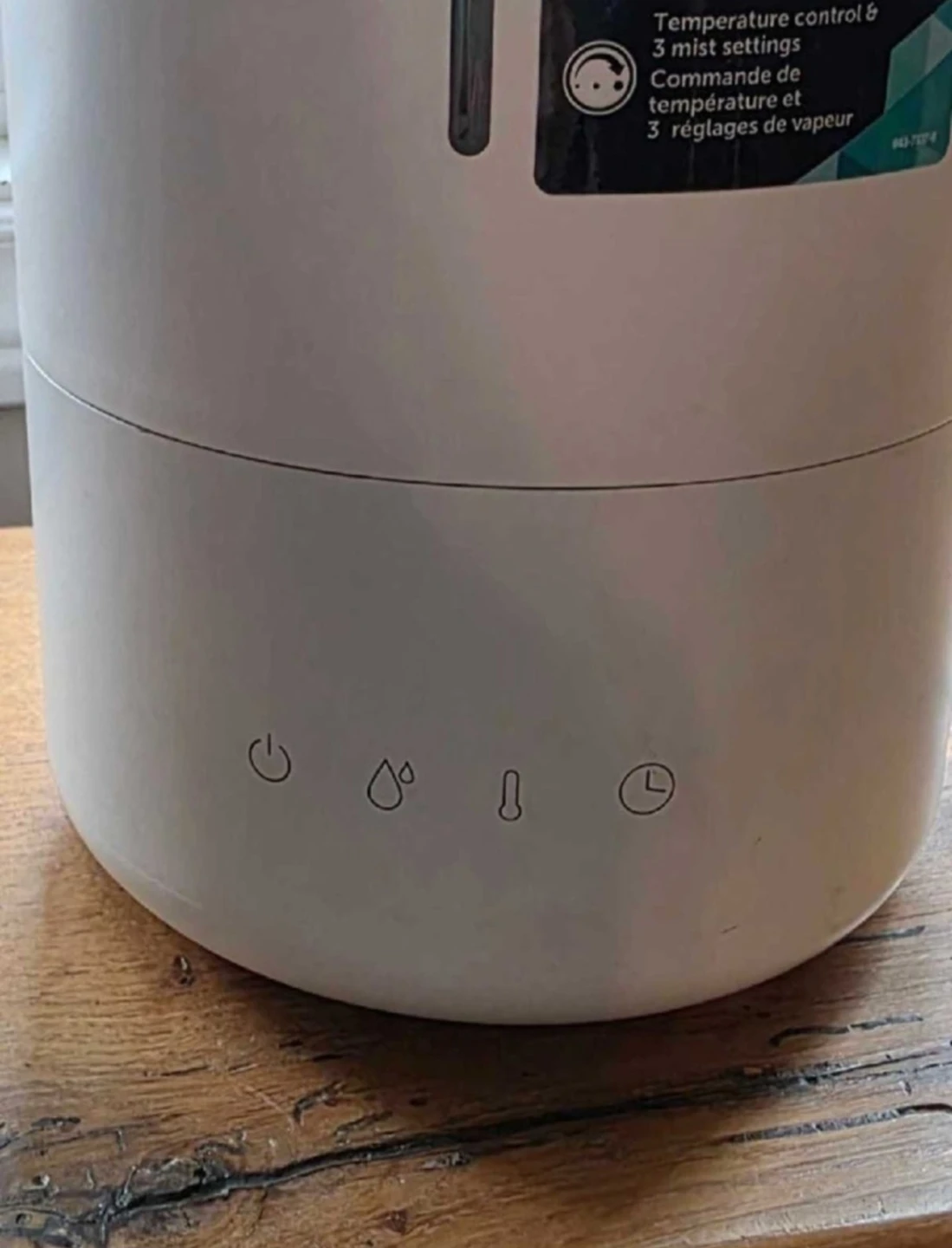NOMA 3-Speed Top-Fill Ultrasonic Cool Mist Air Humidifier - photo 4