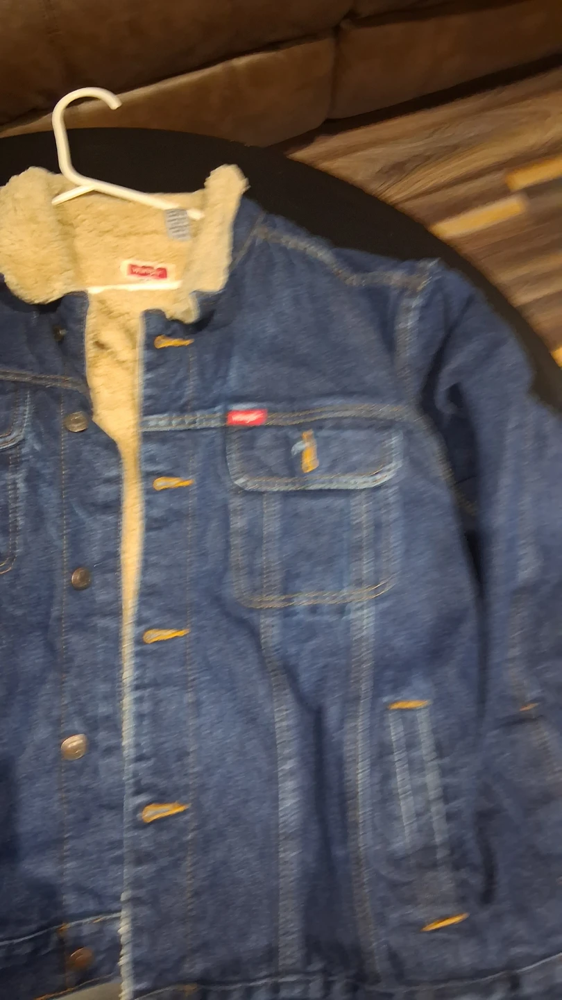 Wrangler Sherpa Lined Denim Jacket size L - photo 2