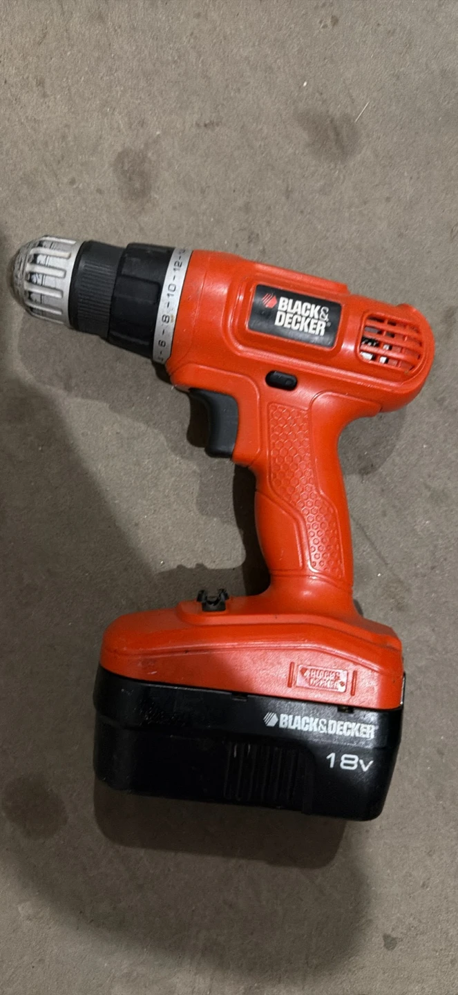 Black & Decker 18V Cordless Drill