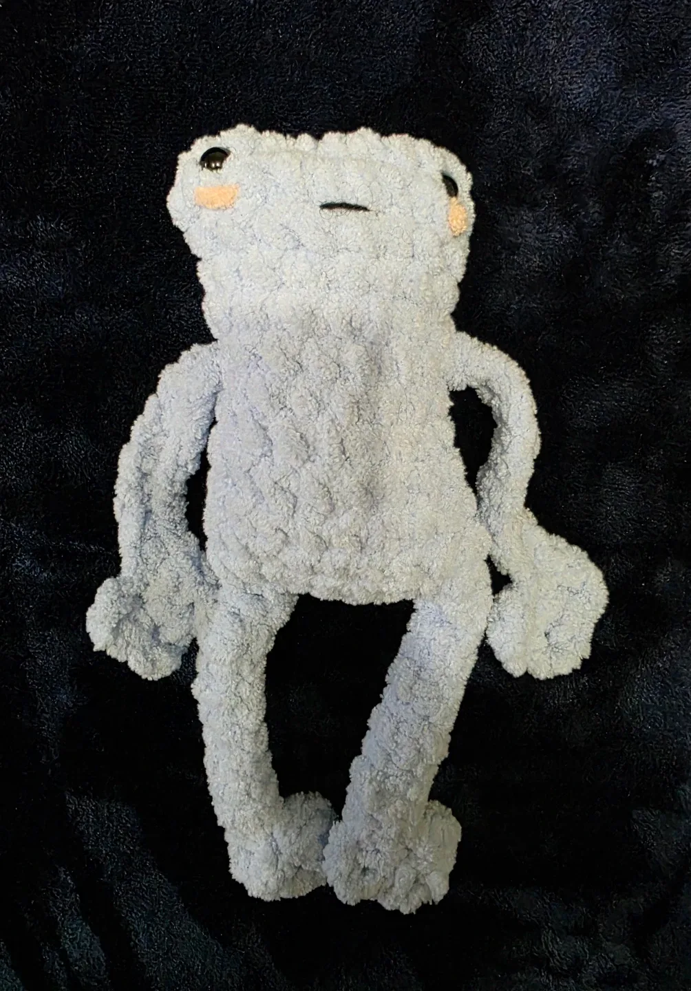 Hamdmade Crochet Amigurumi Leggy Frog Plushie - photo 3