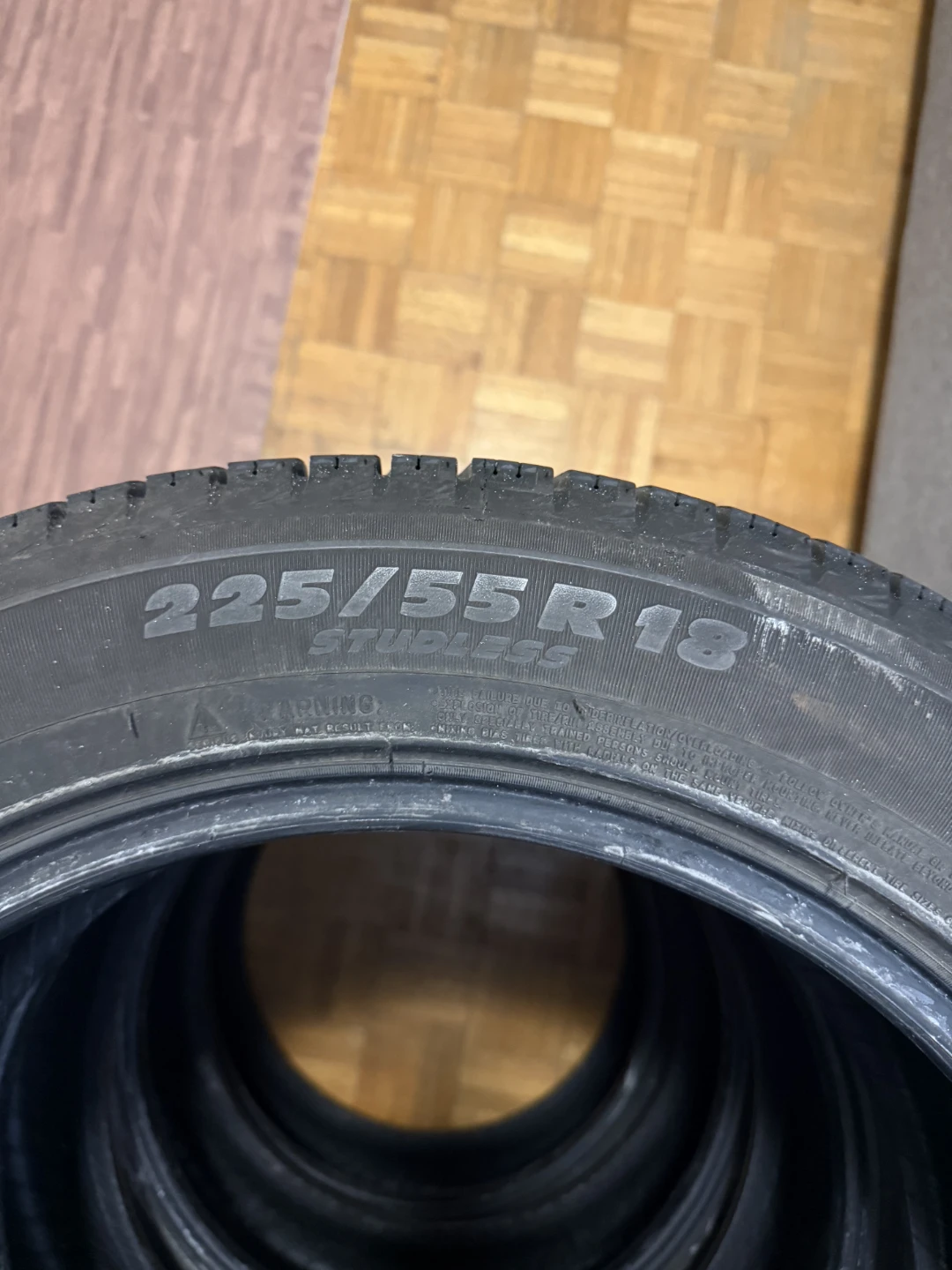 Four Michelin X-Ice Studless Tires 225/55 R18 - photo 2