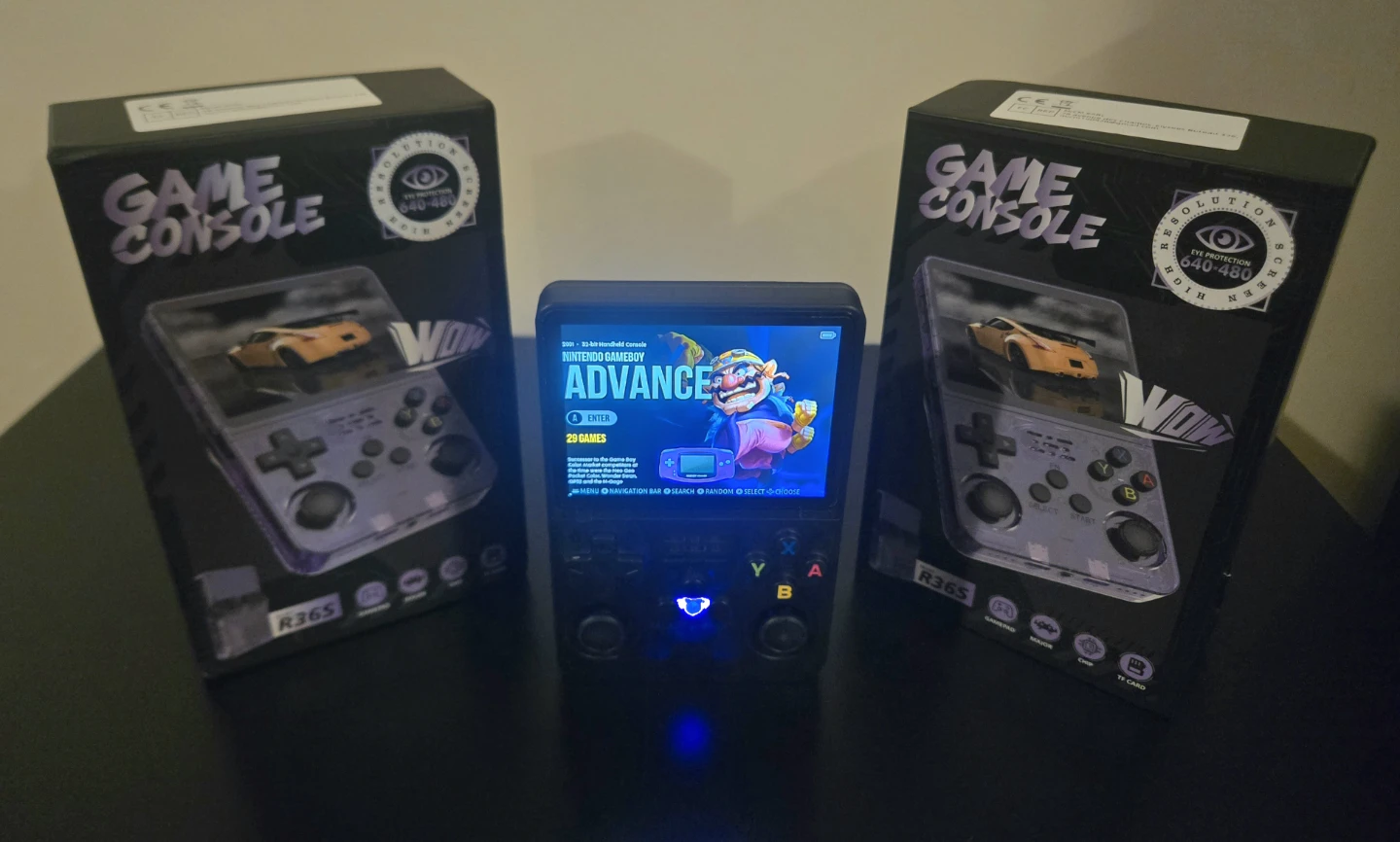 R36S-style retro handheld gaming console - photo 2