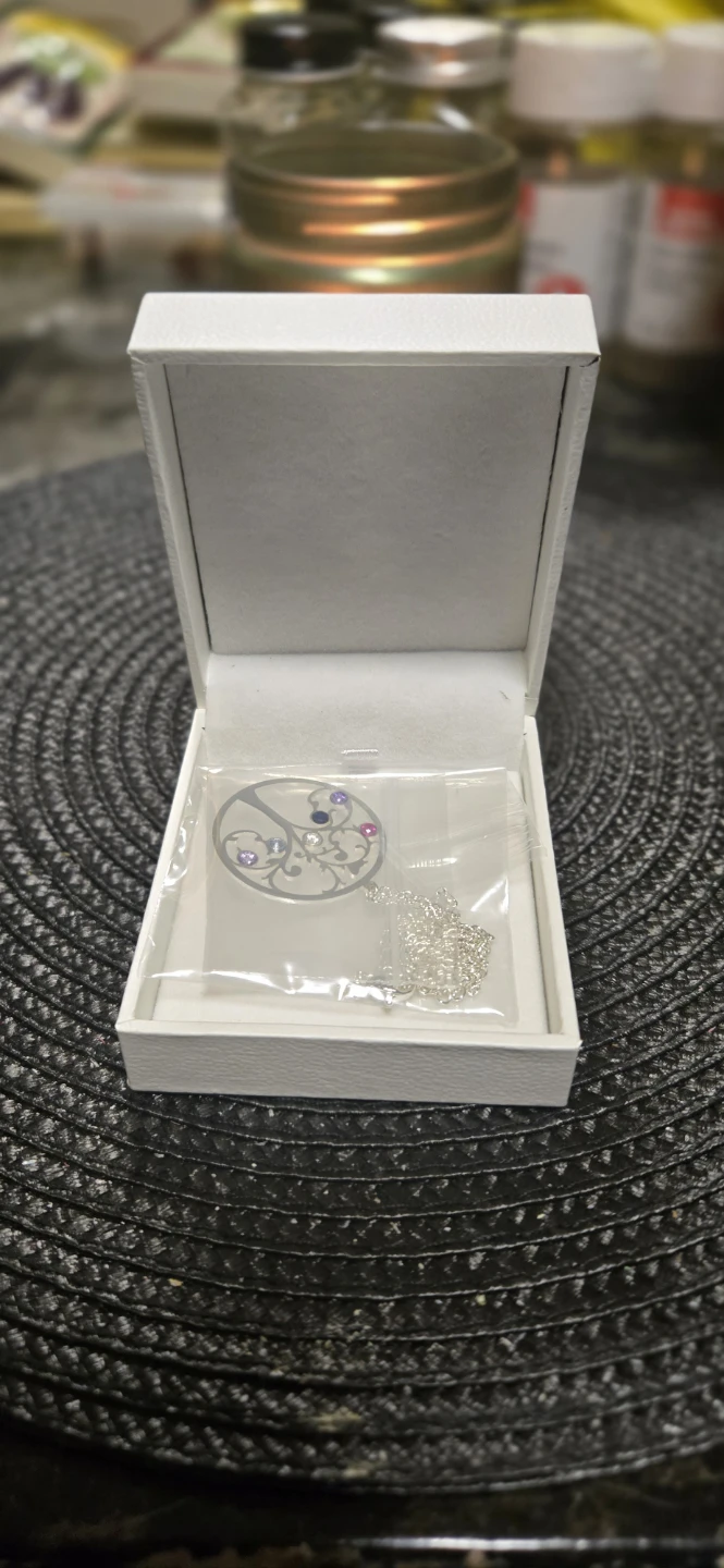 Tree of Life Pendant Necklace with Gemstones