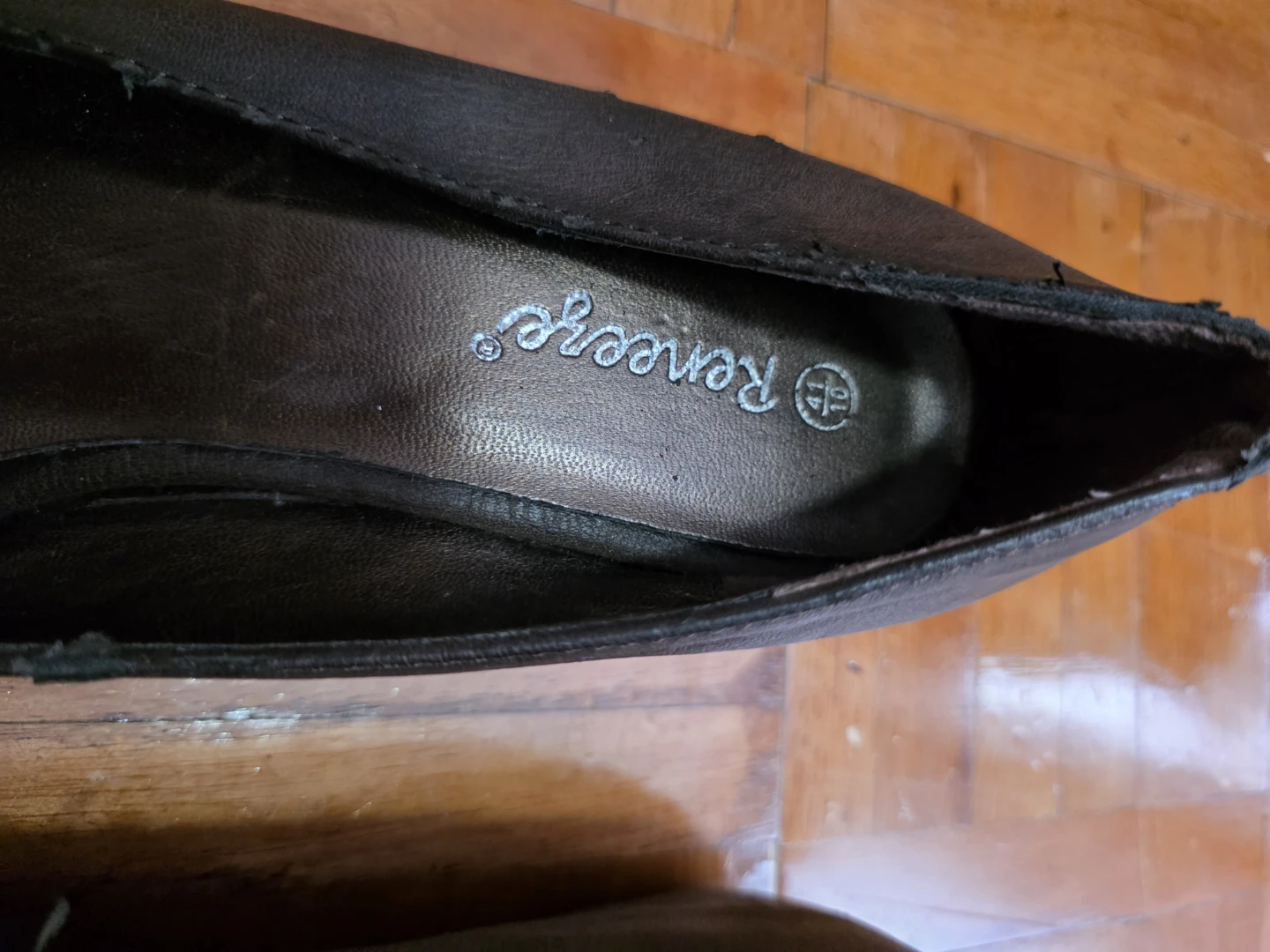 Reneeze Brown Ballet Flats with Purple Accents - photo 4