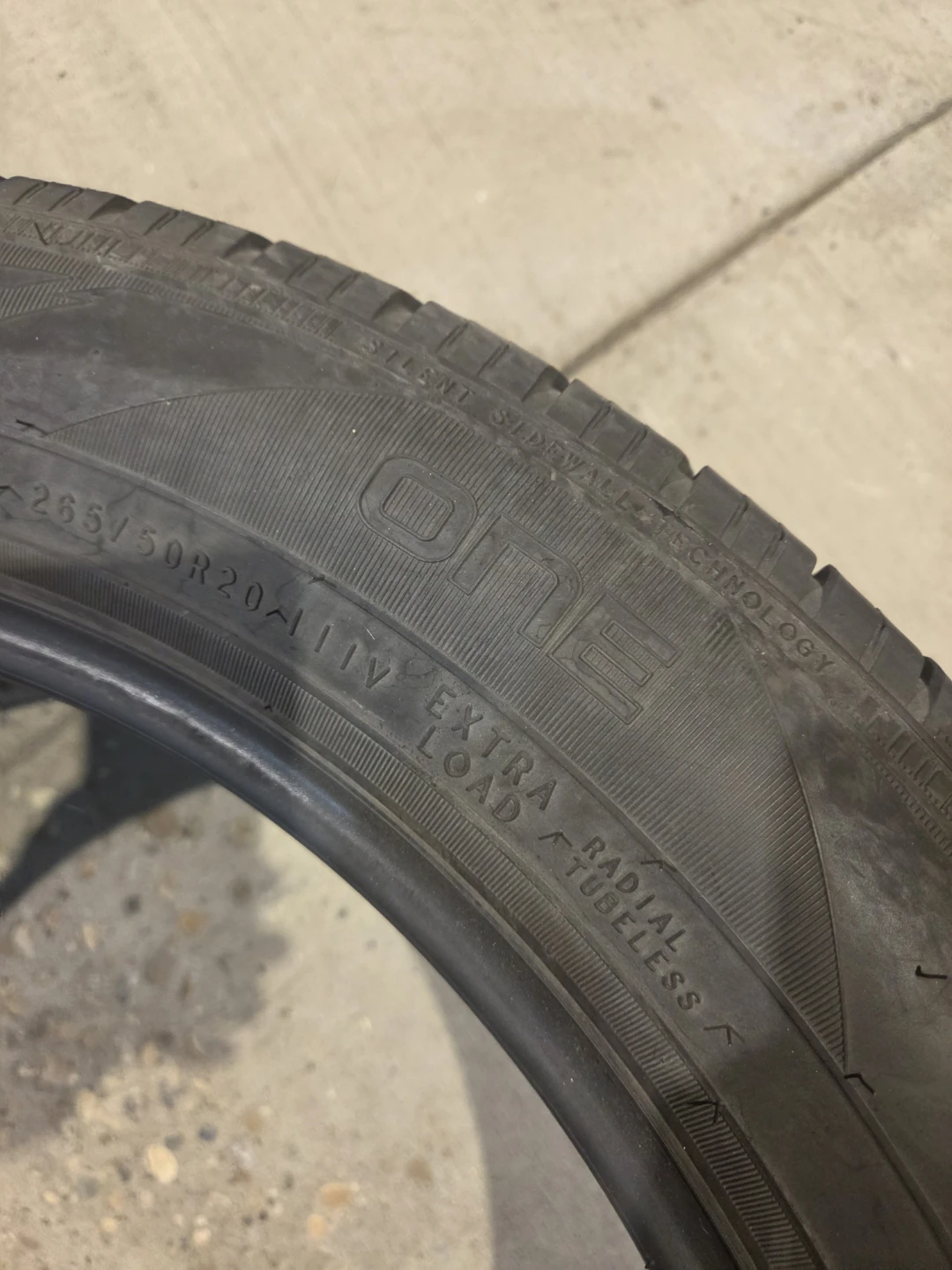 4 Nokian One Tires 265/50R20 - photo 2