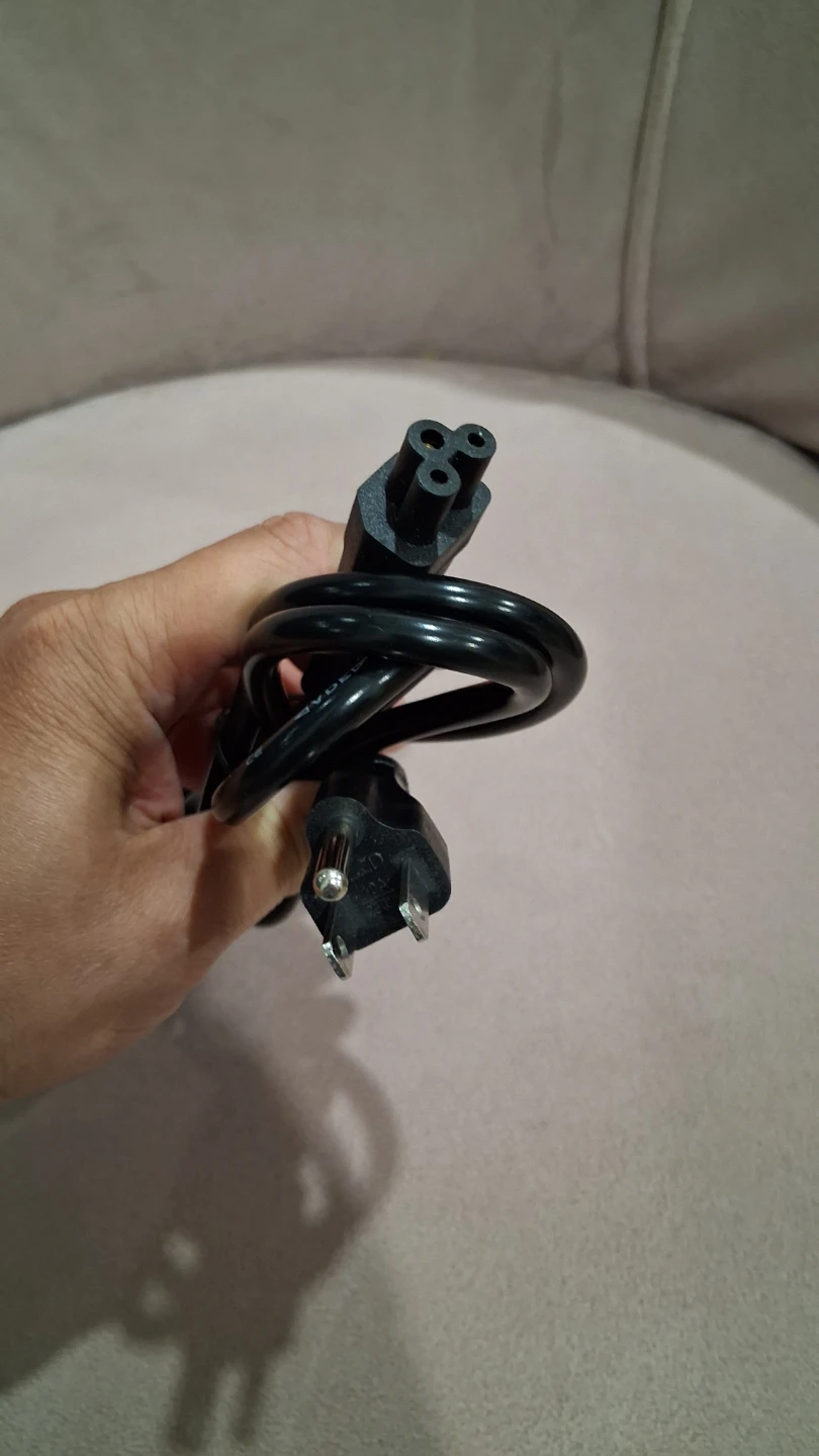 Mickey Mouse power cord Cloverleaf cable 3-prong power cord C5 - photo 3