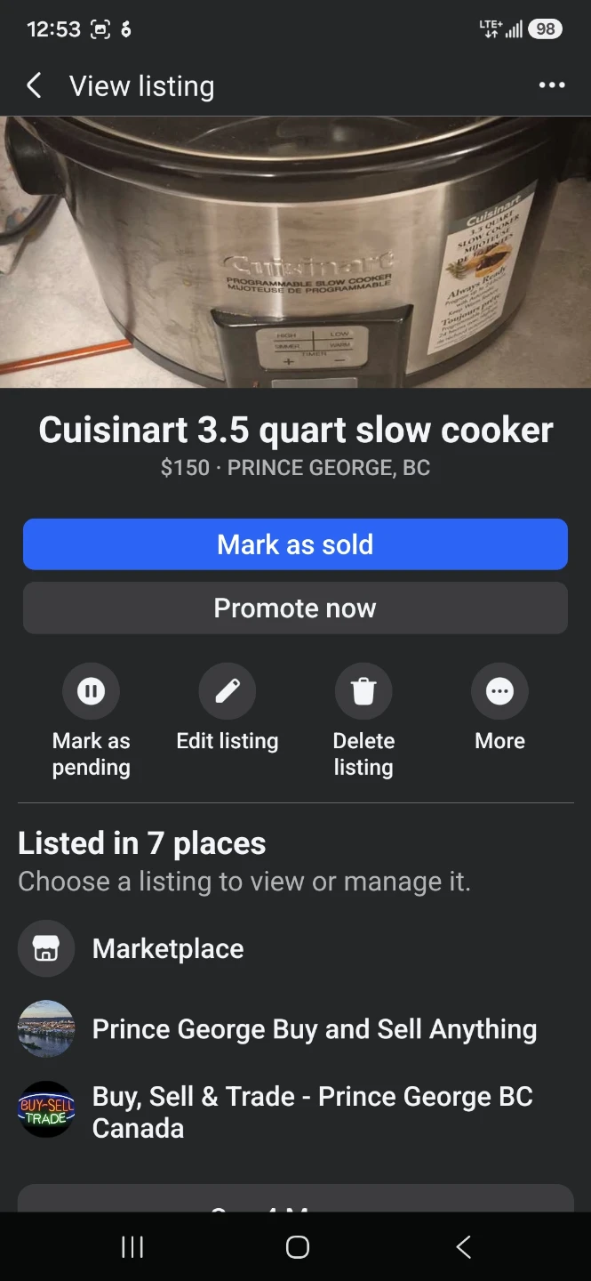 Cuisinart 3.5 Quart Programmable Slow Cooker
