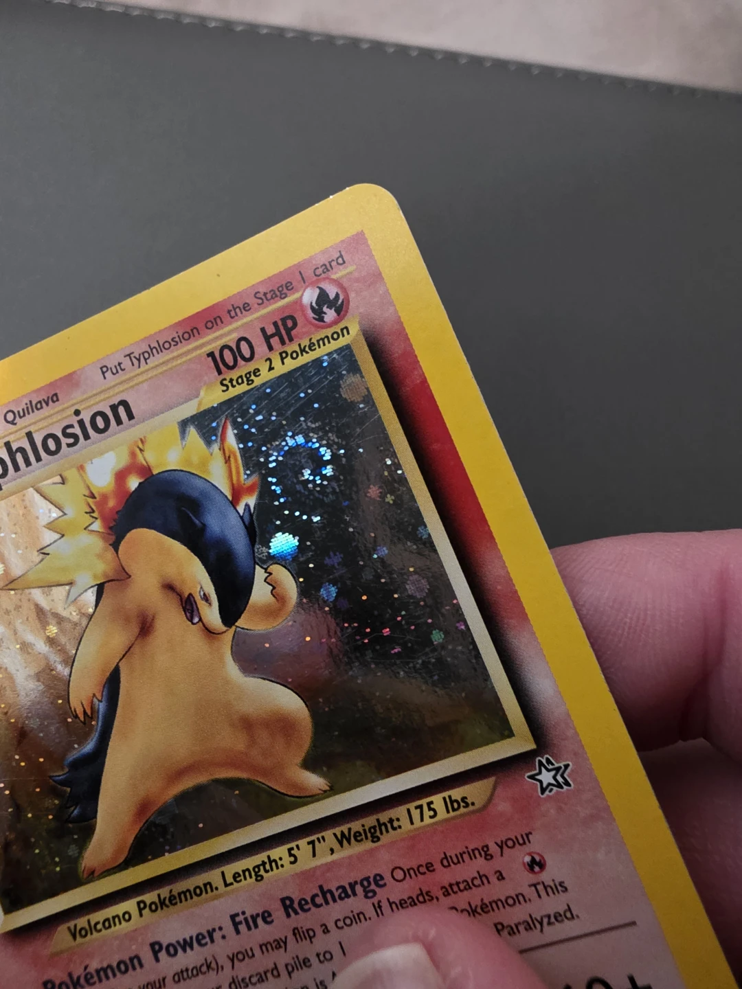 Typhlosion 17/111 Neo Genesis Holo Pokémon Card - photo 3