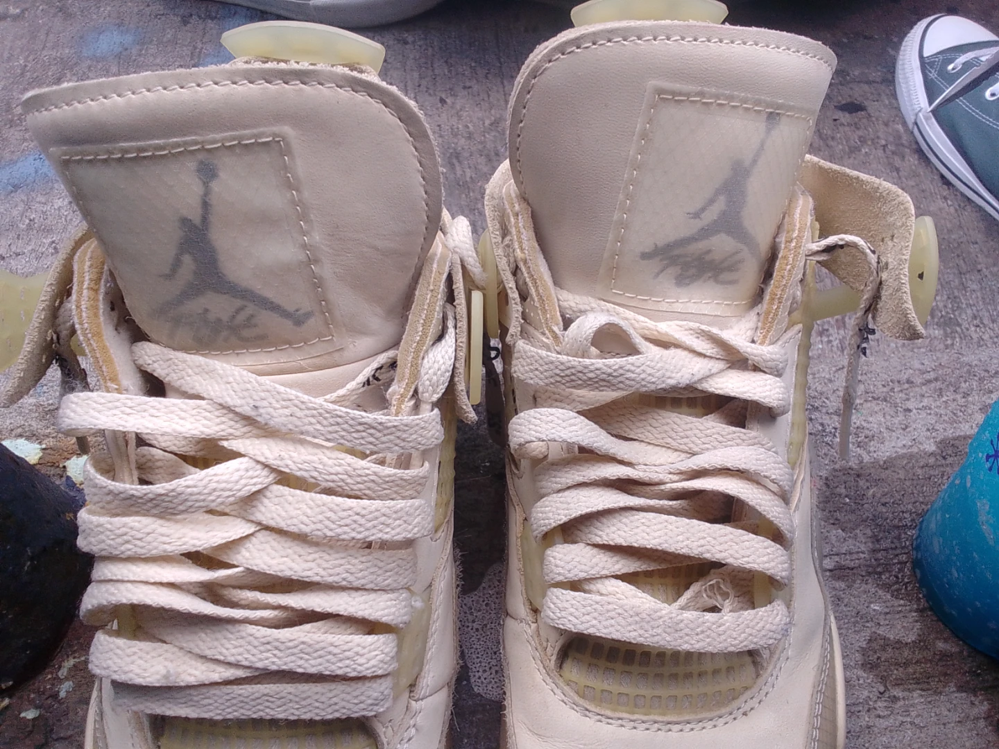 Nike Air Jordan 4 Retro Off-White Sail - photo 3