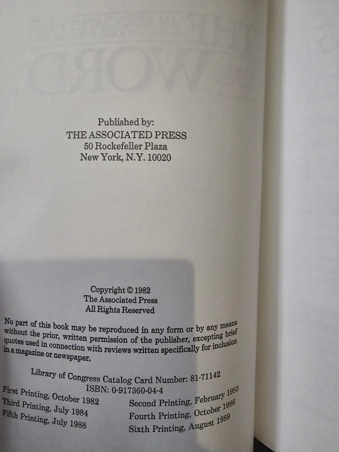 The Word: An Associated Press Guide to Good News Writing - photo 2