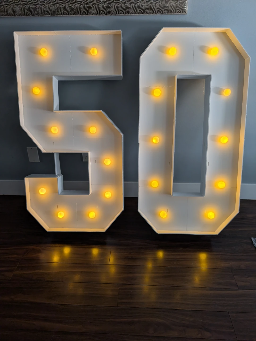 50th birthday and party decor