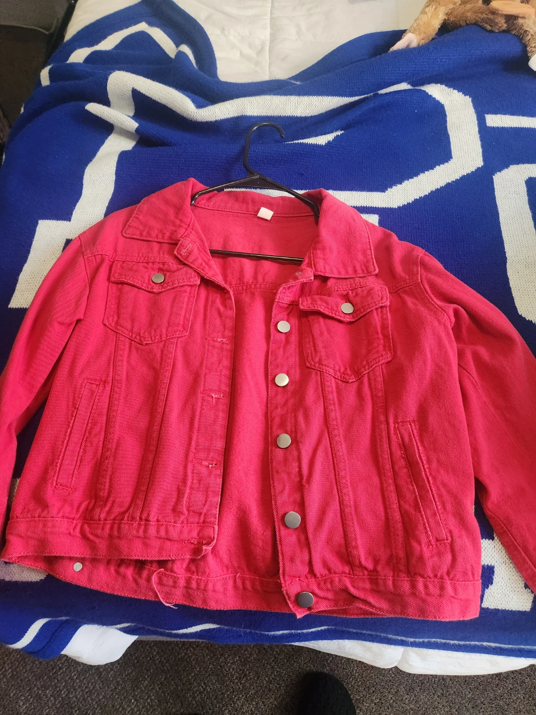 Hot Pink Denim Jacket