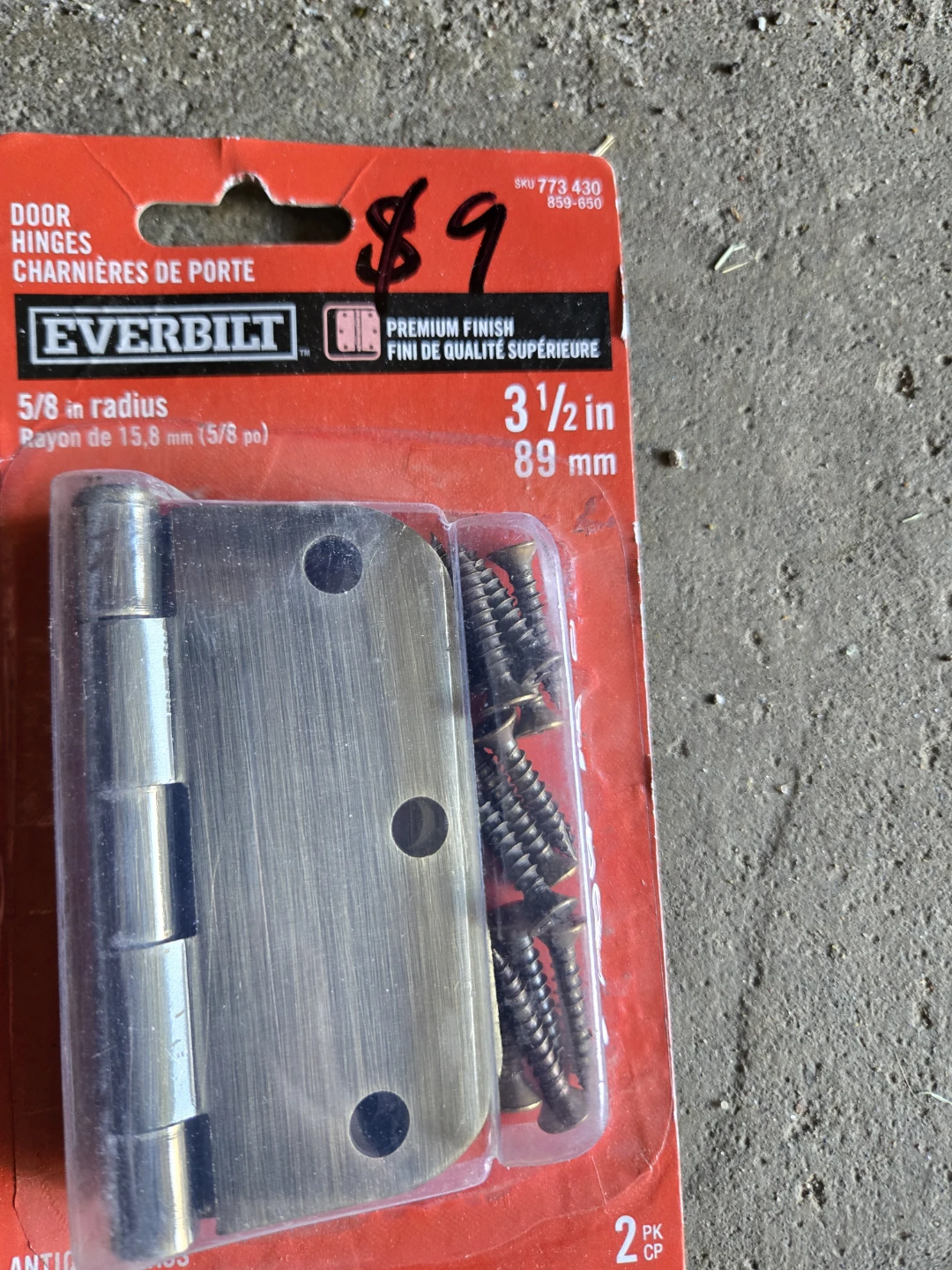 Everbilt 3 1/2" Radius Door Hinges - photo 4