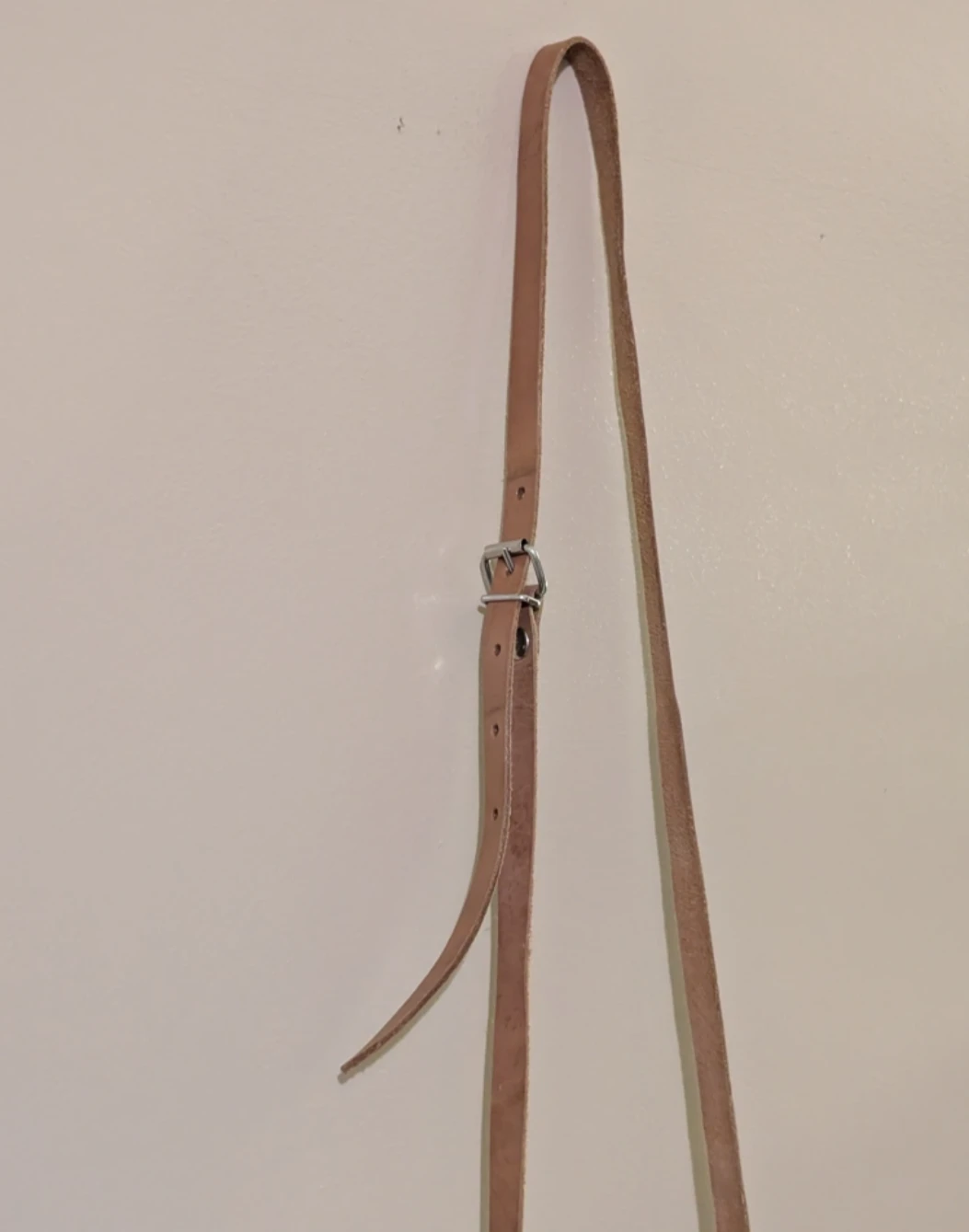 Vintage Tan Leather Crossbody Bag - photo 2