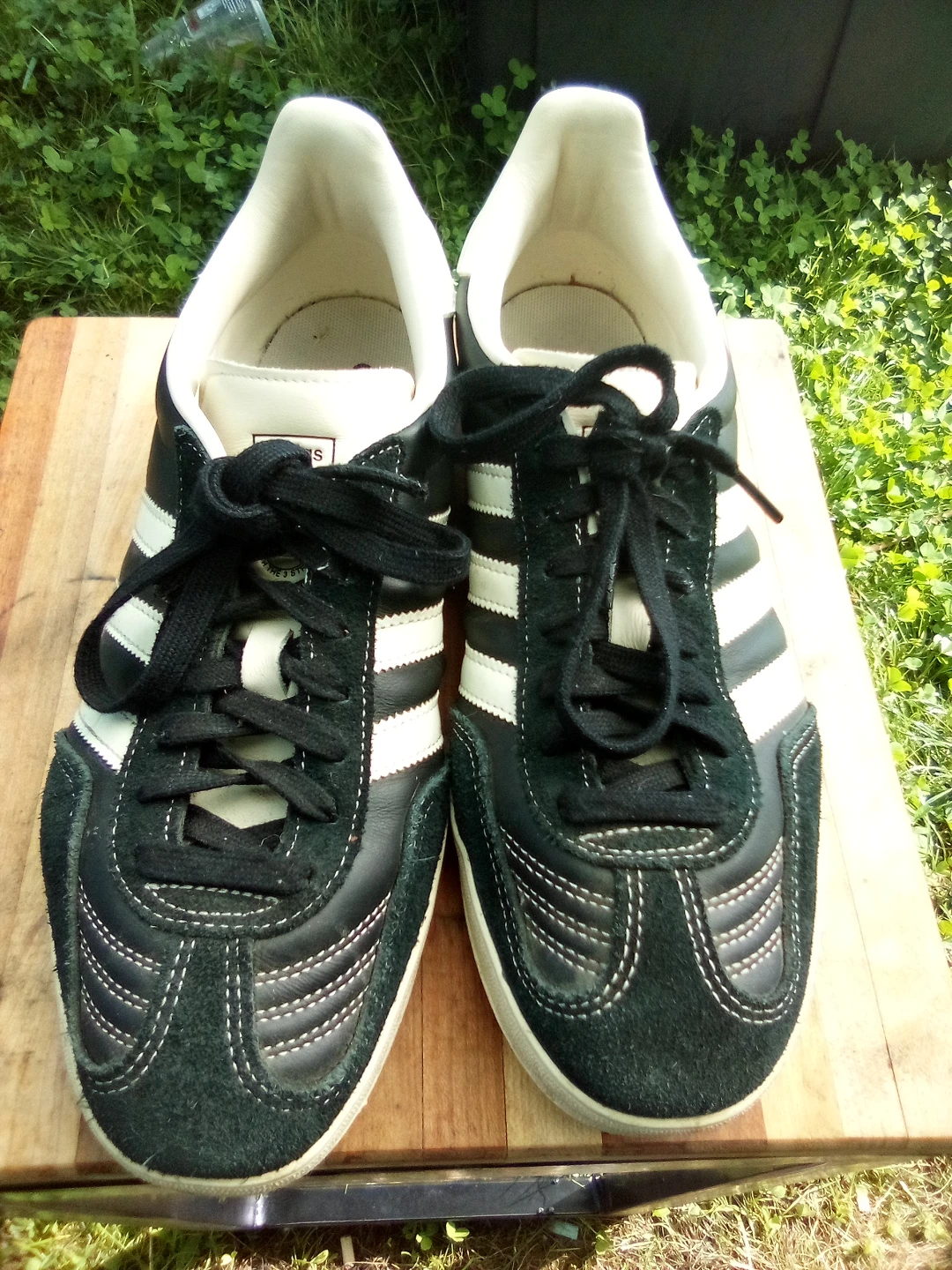 Adidas Gazelle Black and White Sneakers