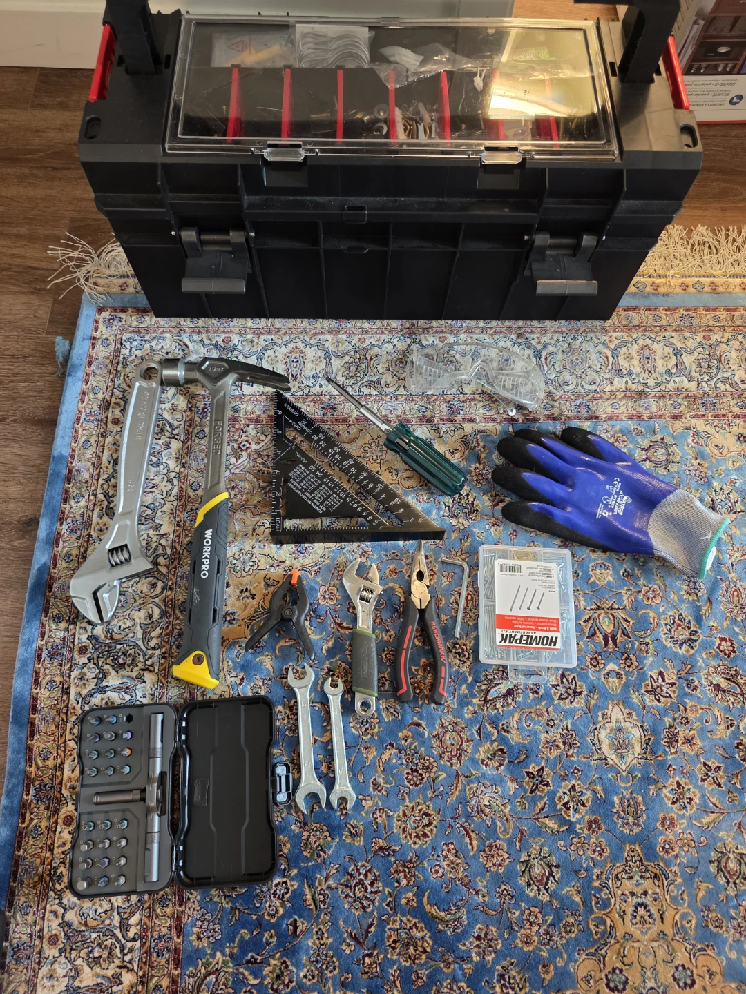Toolbox with Assorted Hand Tools - photo 3