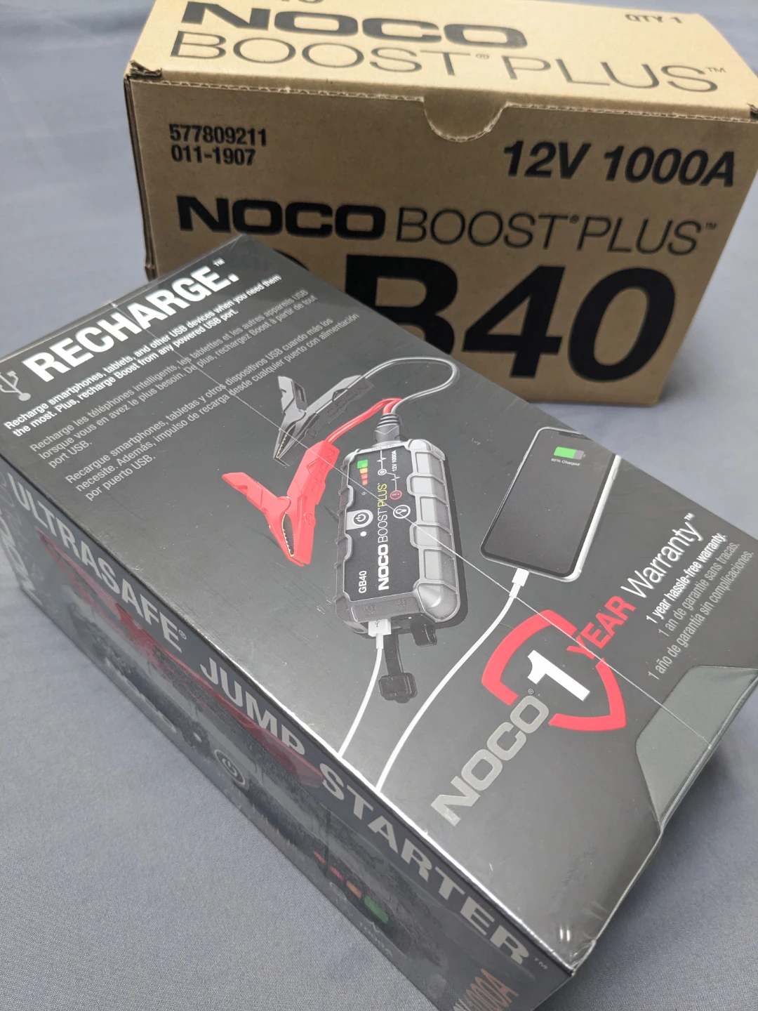 Noco Boost PLUS Jumpstart + USB Charger - photo 3