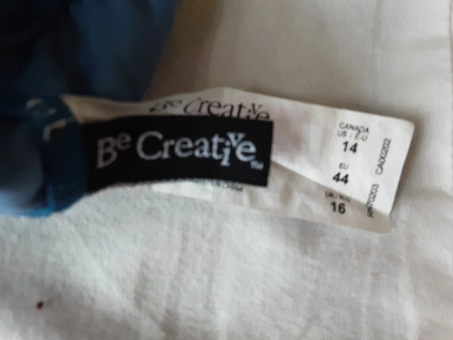 Be Creative Blue One-Piece Swimsuit Size 14 - photo 4