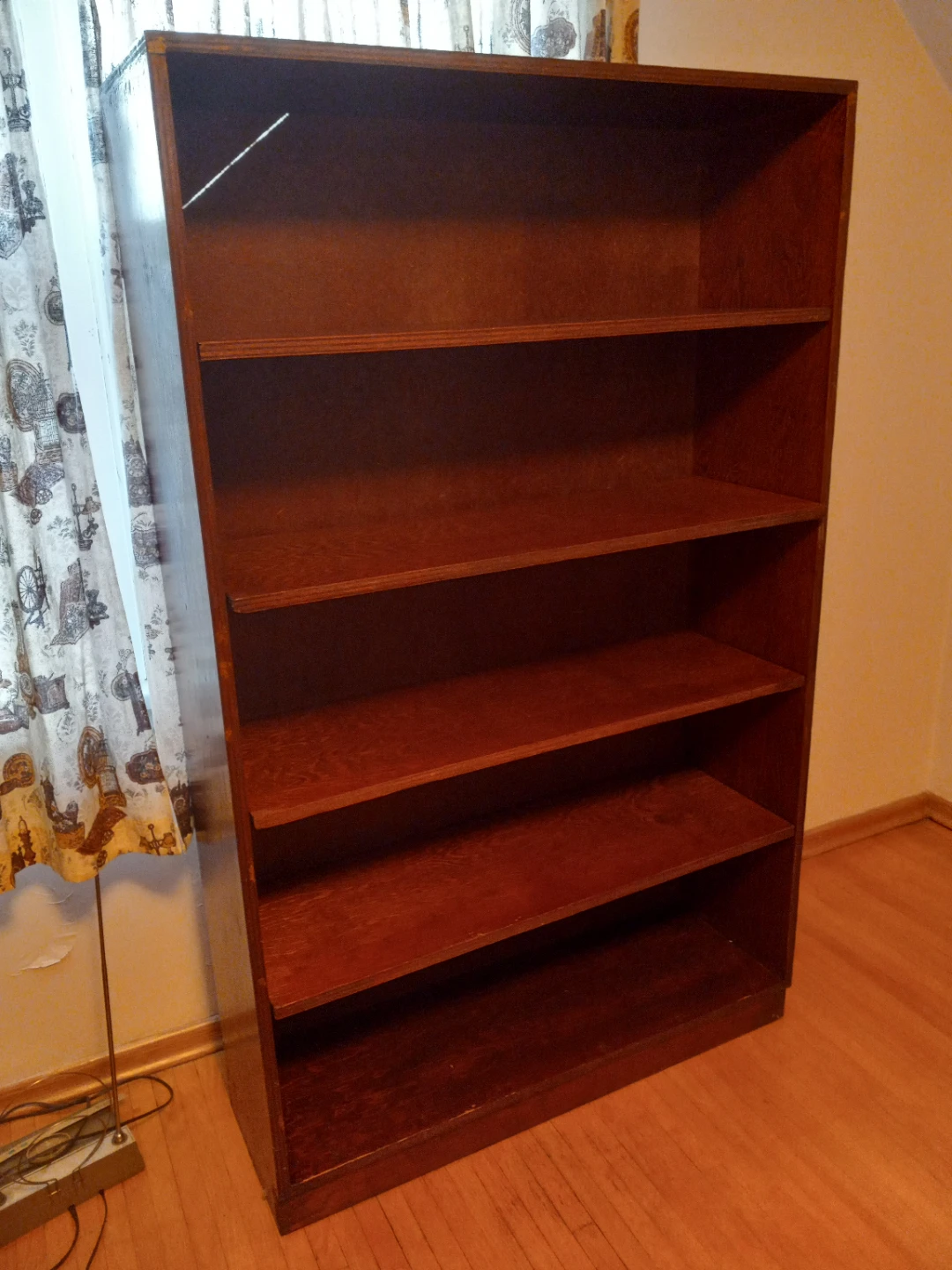 Wooden bookcases or shelving