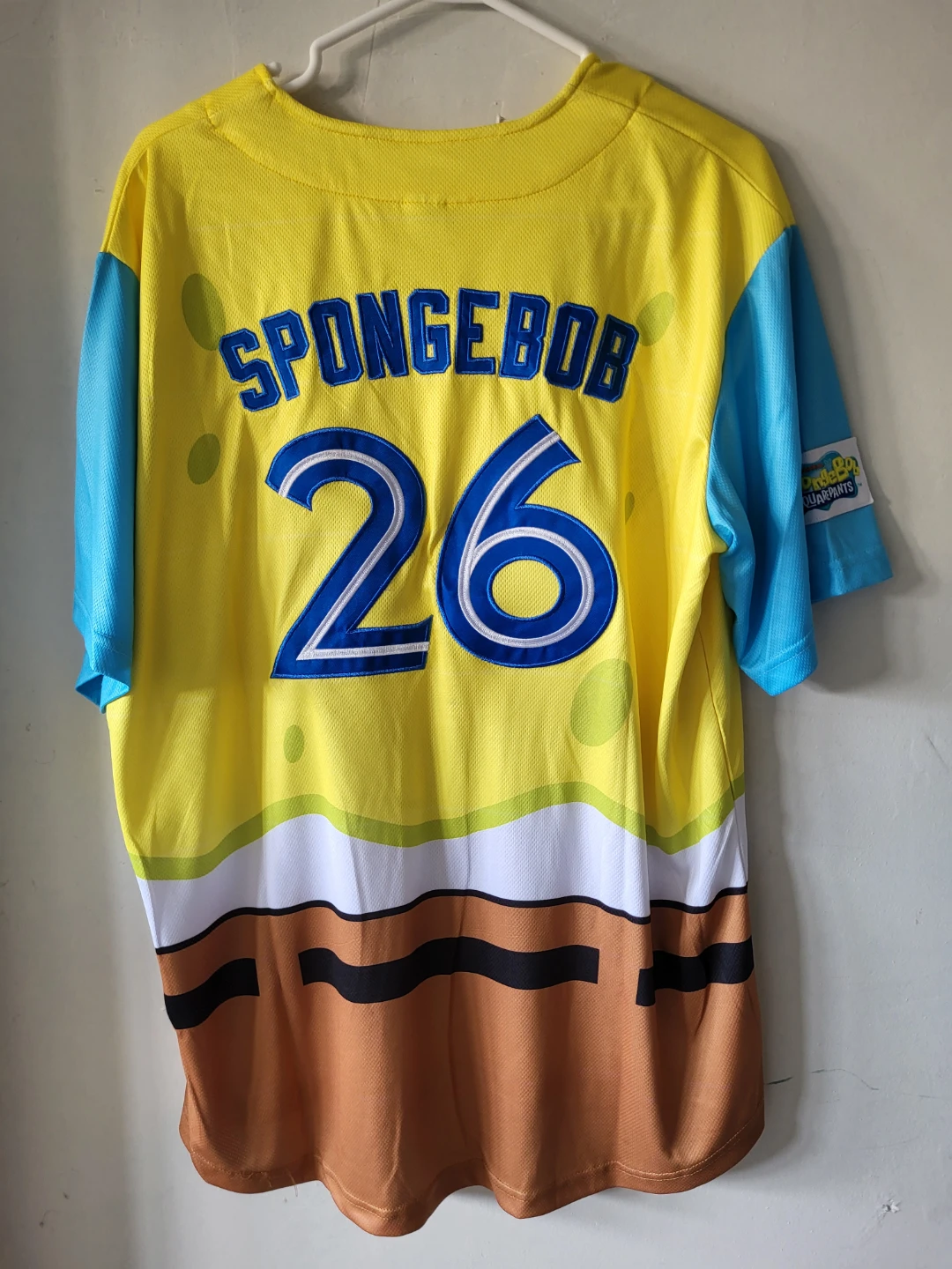 Rare Toronto Blue Jays SpongeBob Jersey - Adult Medium - photo 3