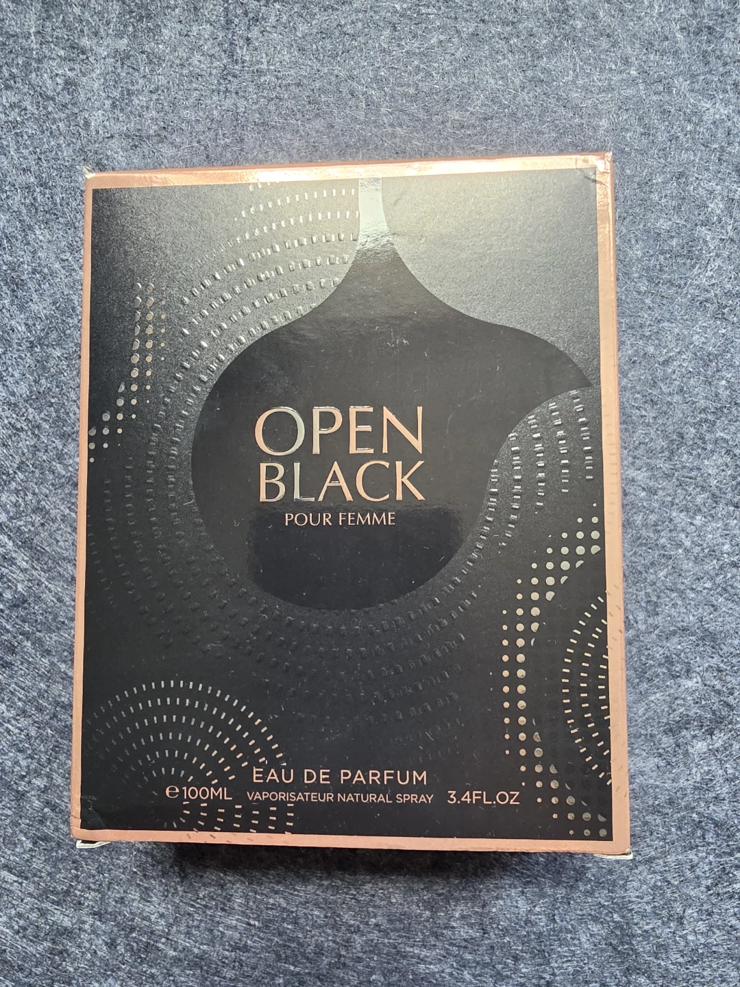 Open Black Pour Femme Eau de Parfum 100ml 🏈