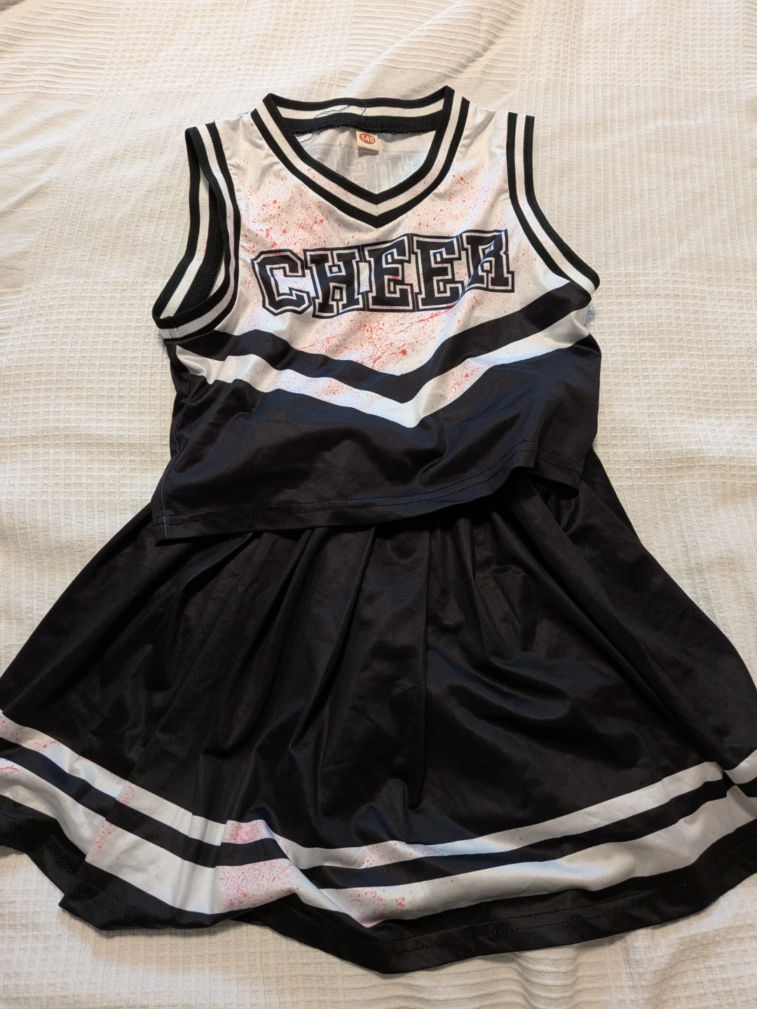 Halloween  cheerleader outfit sz 9 (140)🏈