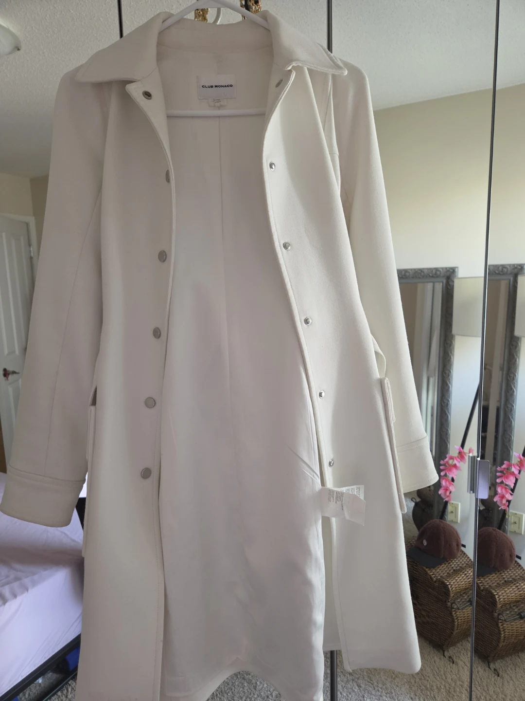 Club Monaco Off-White  Coat