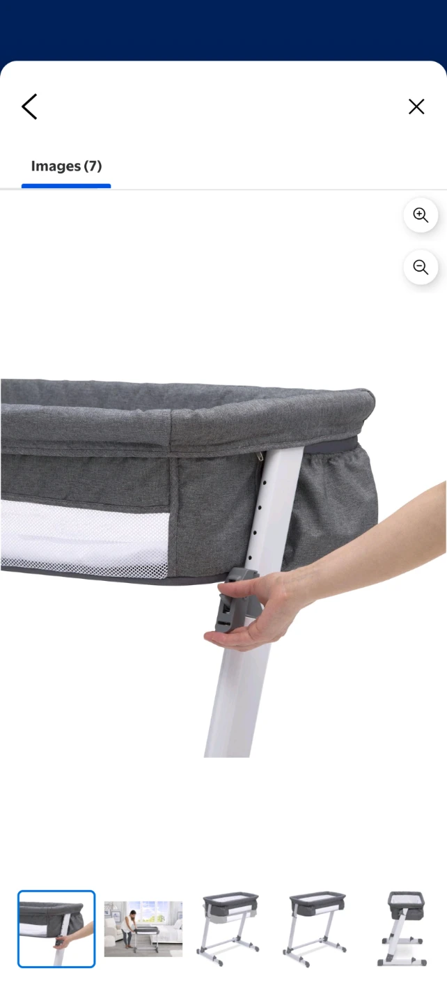 Delta Children Adjustable Bedside Bassinet - photo 3