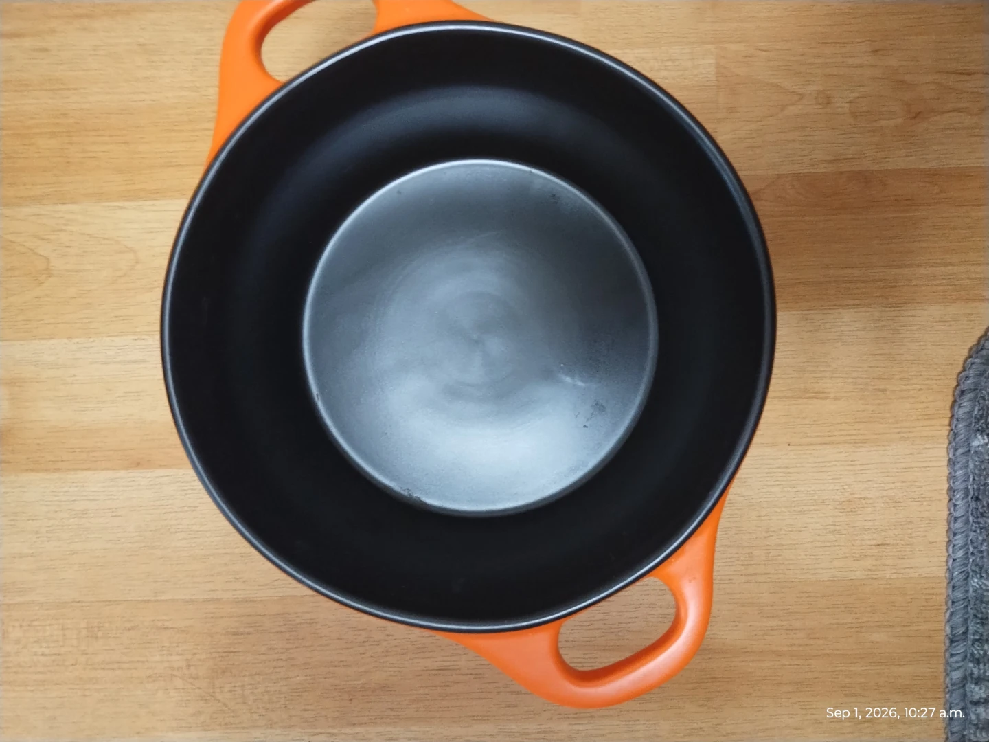 Parini 2 Qt Flameproof Casserole Dish with Lid – Orange - photo 2