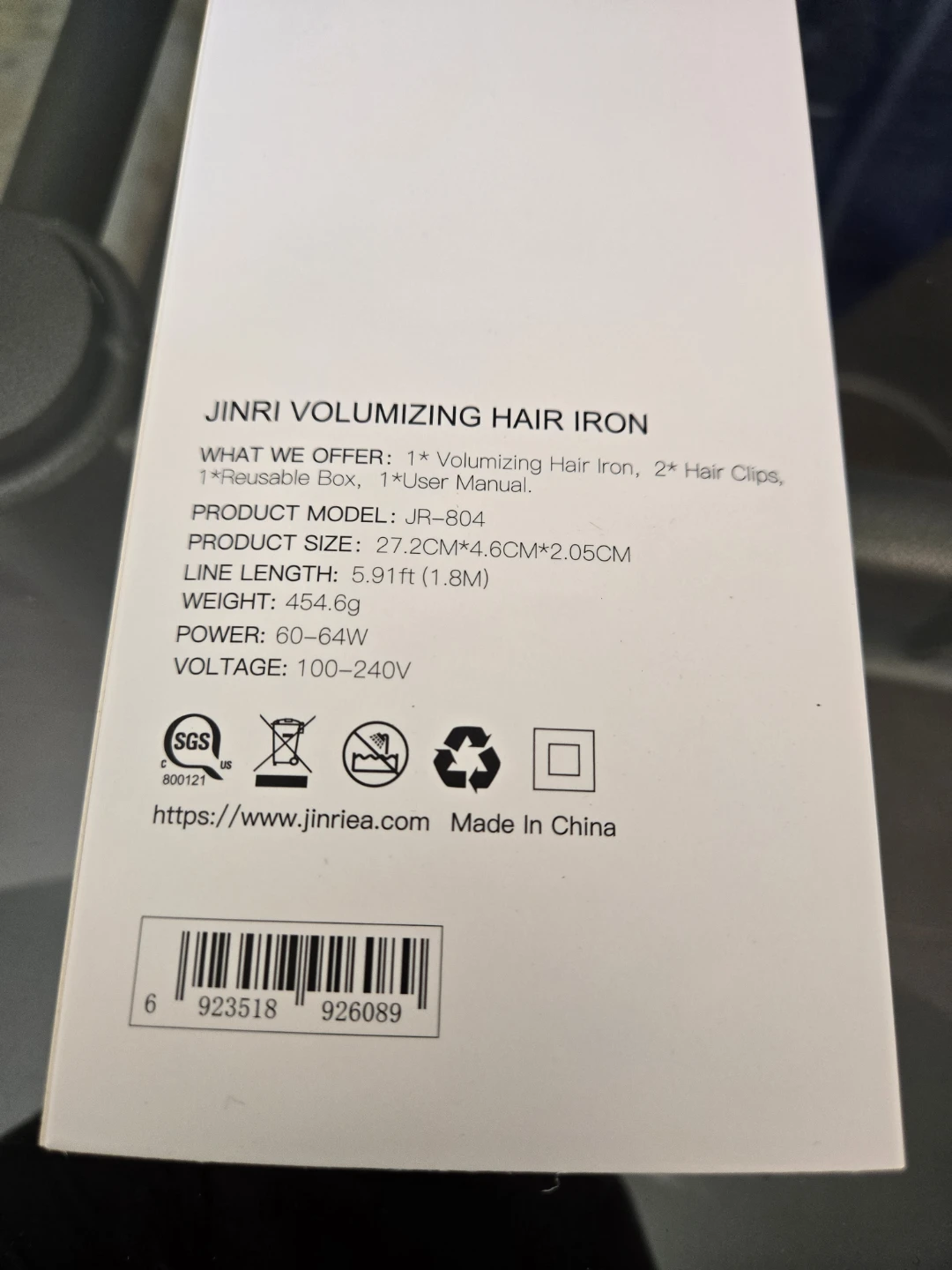 JINRI Volumizing Hair Iron - photo 4