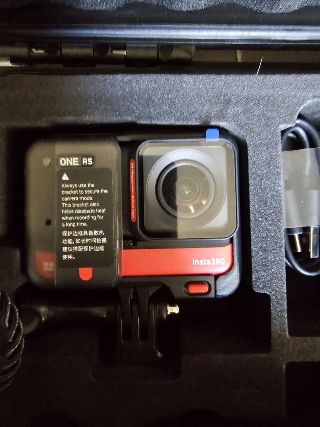 Insta360 ONE RS action camera  two included