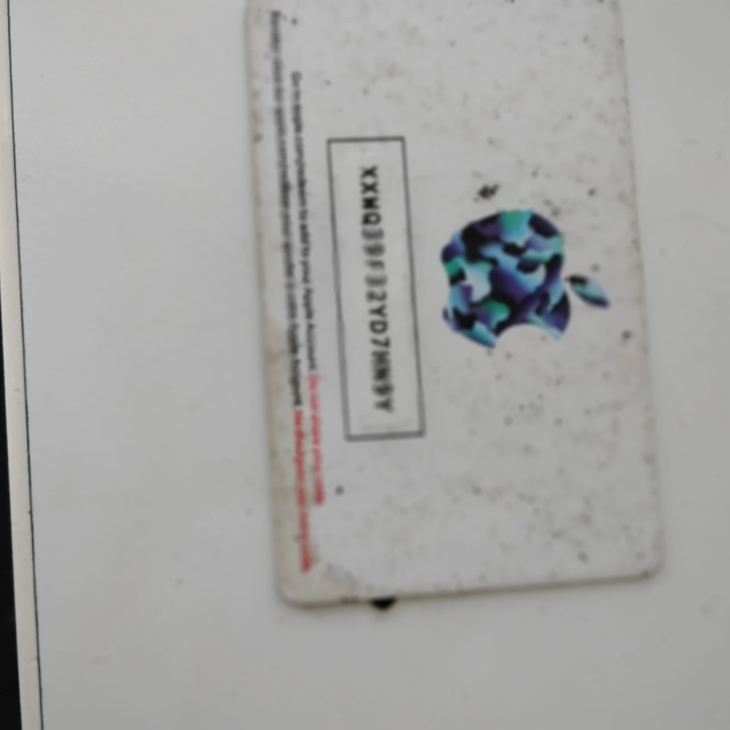 Apple gift card