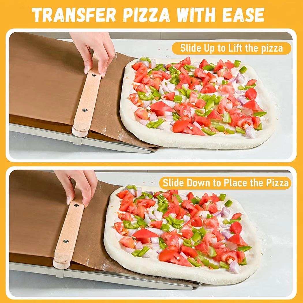 Biconni 12" Pizza Slider Paddle Set - photo 4