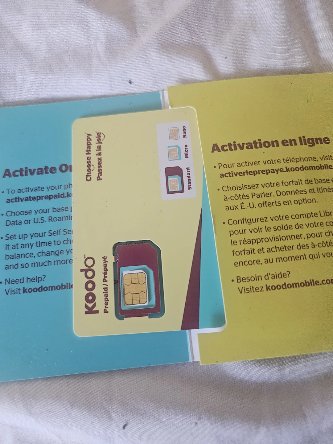 Koodo Prepaid SIM Card - photo 2