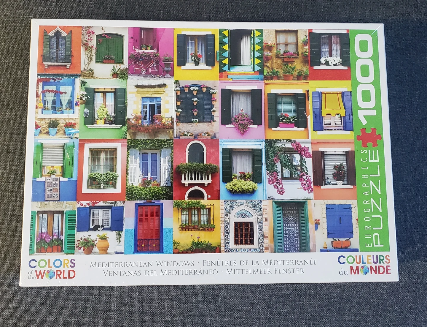 BRAND NEW 1000 Piece Eurographics puzzle: Mediterranean Windows