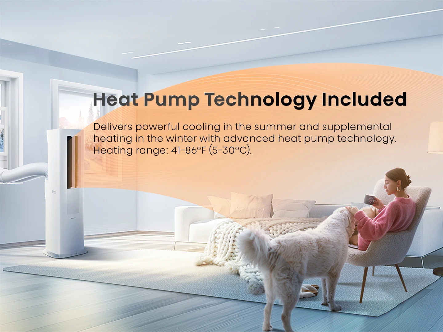 Hisense Heating/Cooling/Dehumidifying Portable Air Conditioner - photo 4