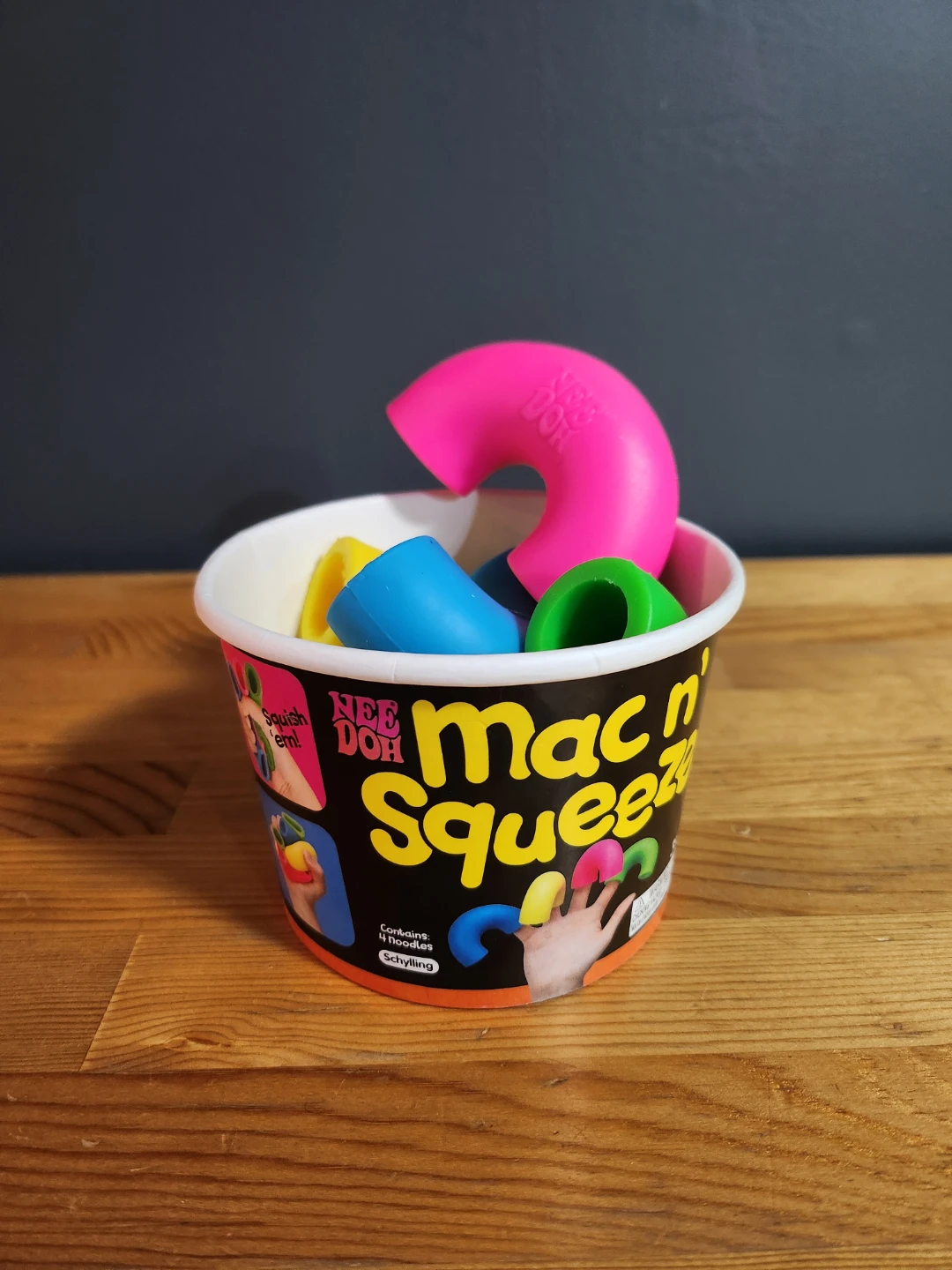 NeeDoh Mac n' Squeeze Fidget Toy with Container