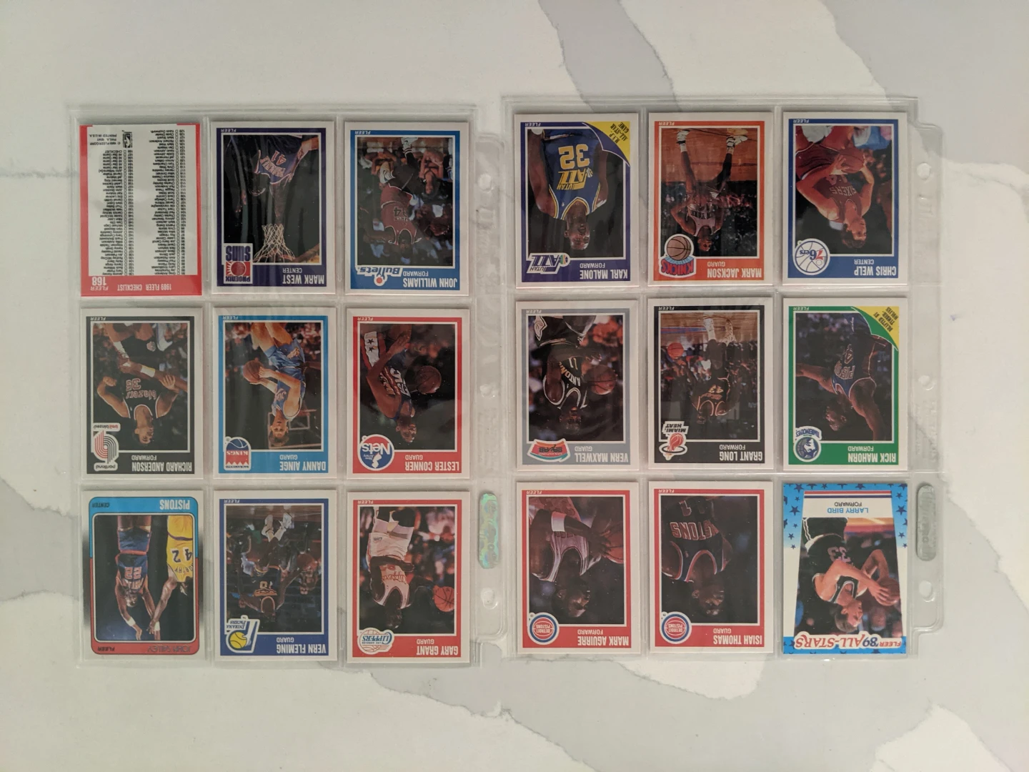 1989 Fleer NBA Basketball Trading Cards - photo 2