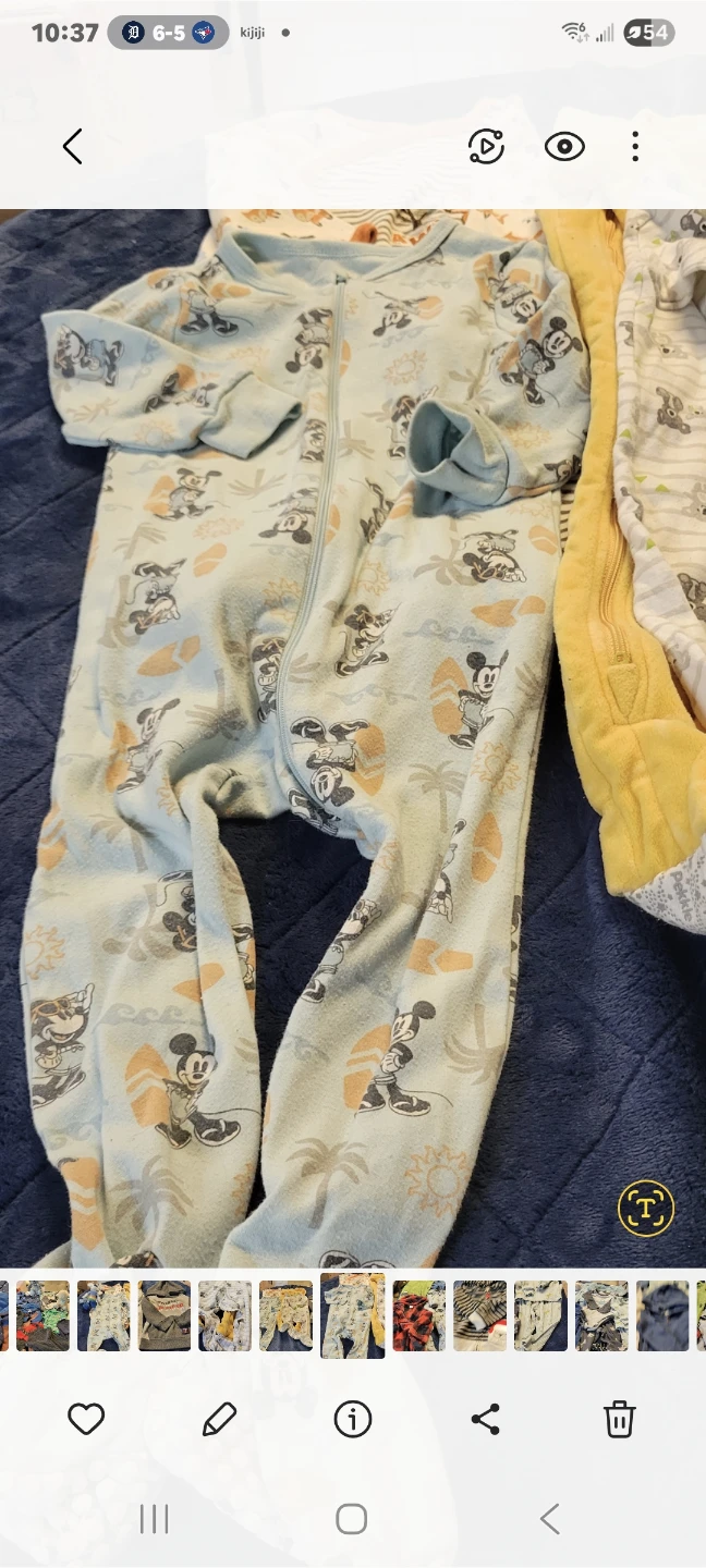 Tommy Hilfiger hoodie and assorted baby sleepers