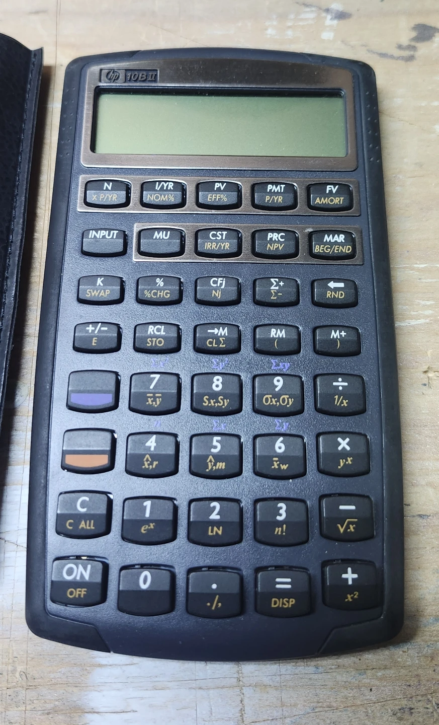 HP 10bII Financial Calculator with Case and Manual - photo 2