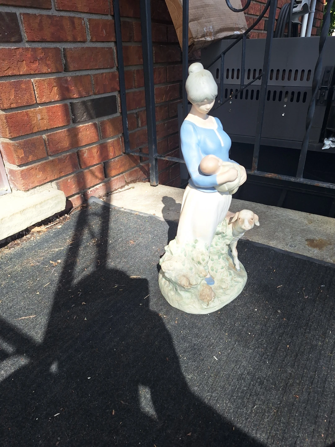 Ceramic Mother and Child Figurine