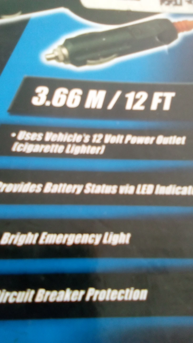 Road Power 12 FT Charger Cables