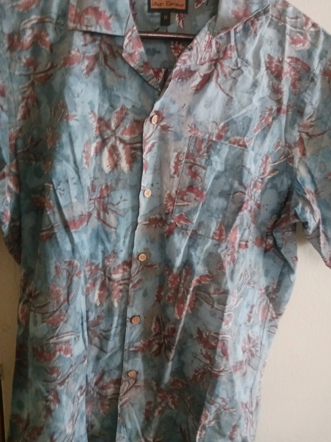 🏈 Leno Romano Short-Sleeve Button-Down Shirt - photo 2