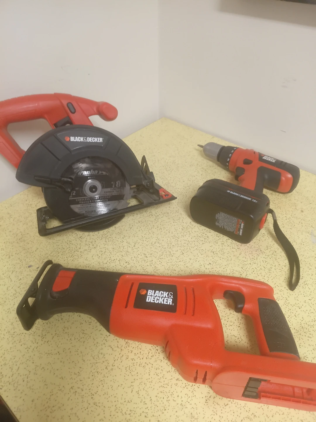 Black & Decker 18V Cordless Power Tool Set