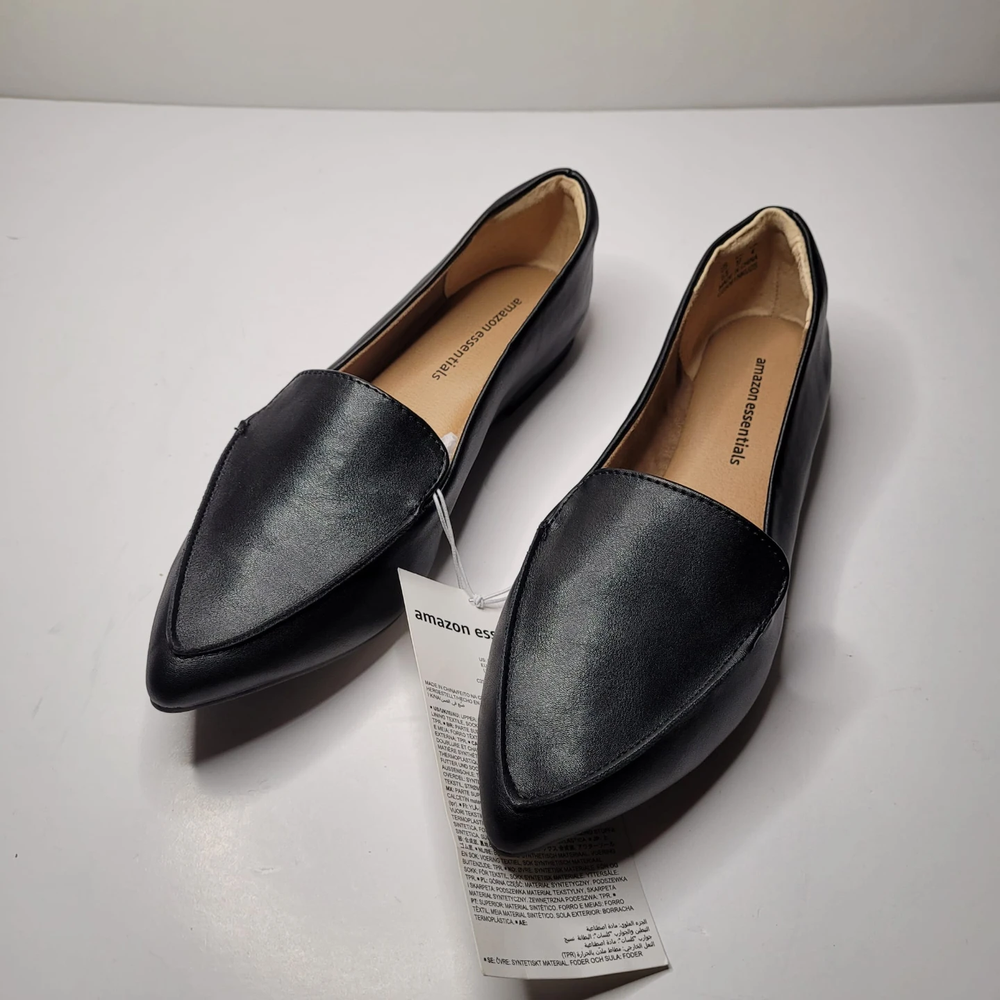 Amazon Essentials Pointed Toe Loafers - Black - photo 2