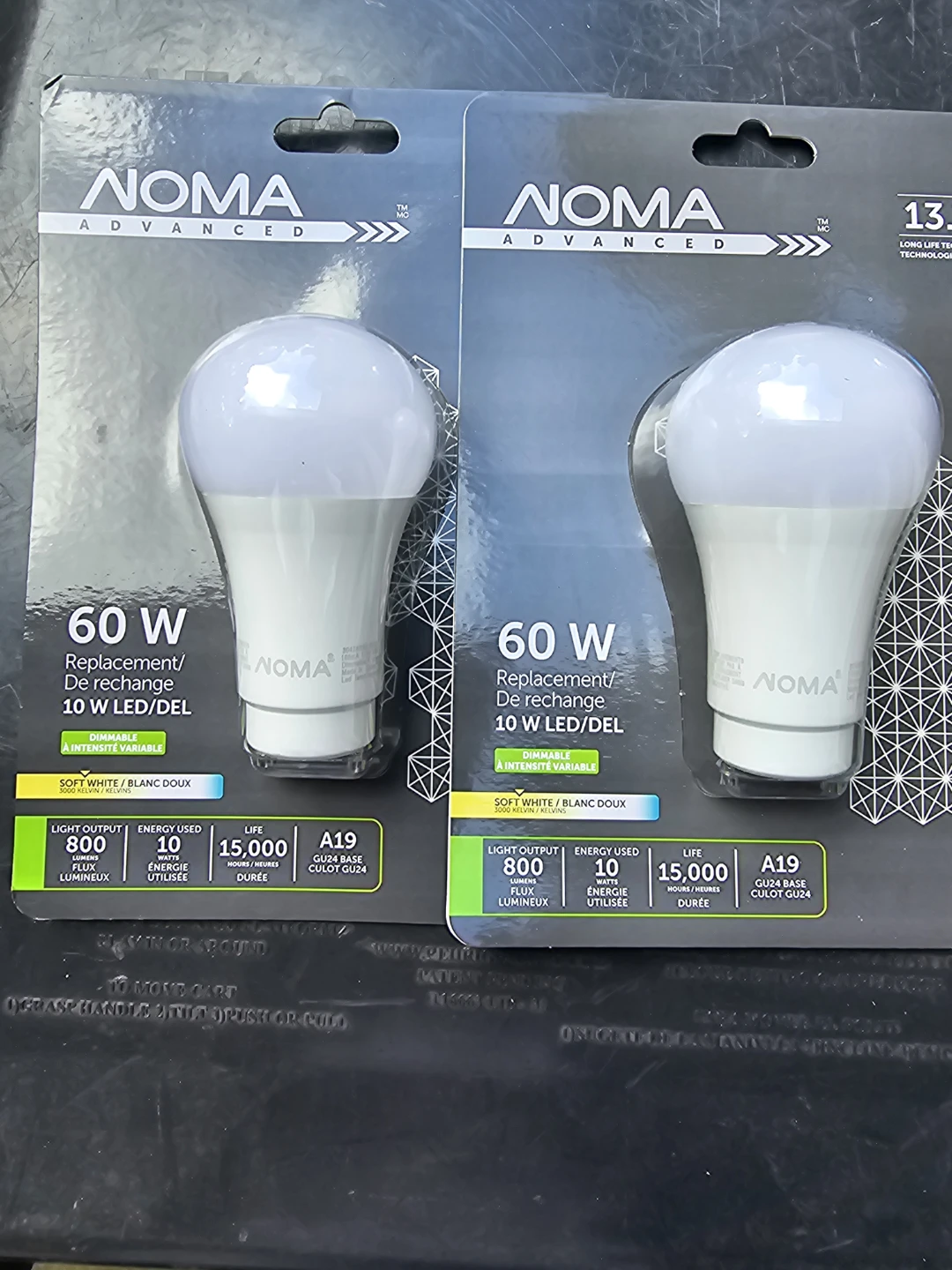 2 Noma Advanced 10W LED Light Bulbs