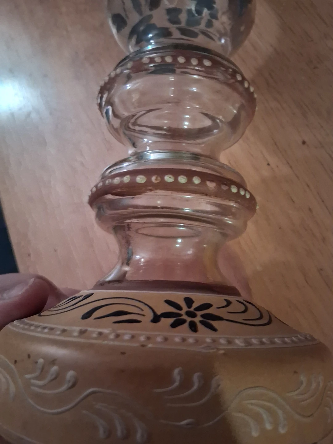 Decorative Glass Candle Holder or vase - photo 5