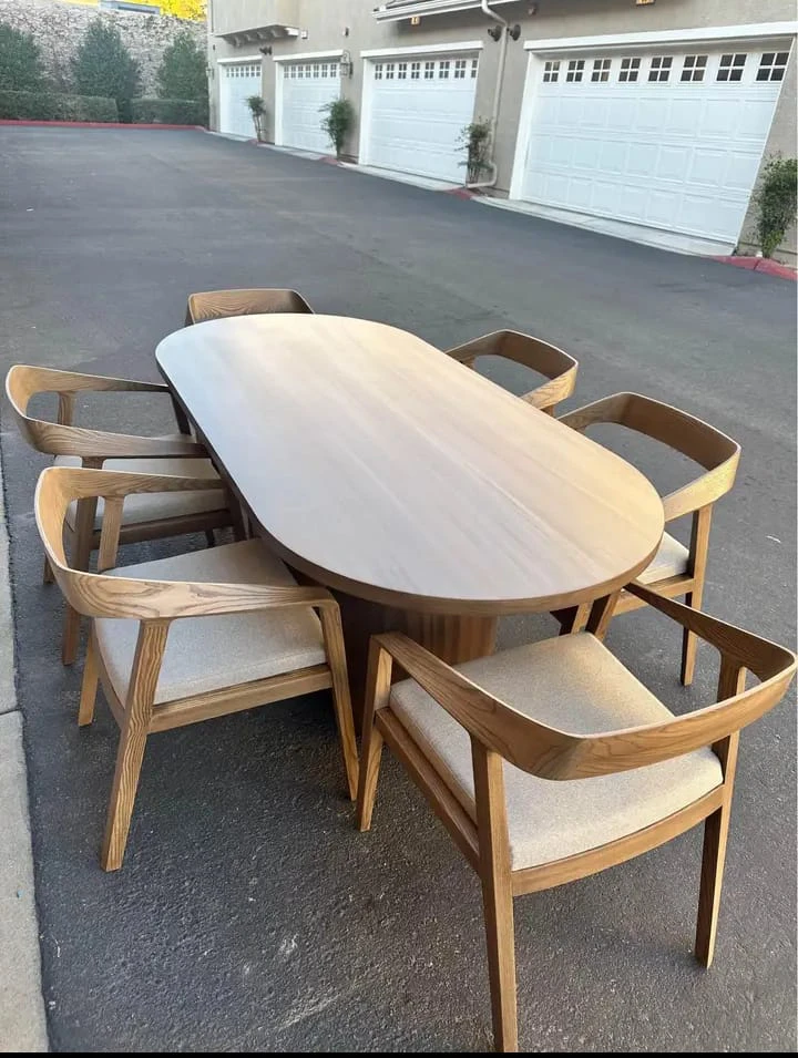 Dining table and chairs
